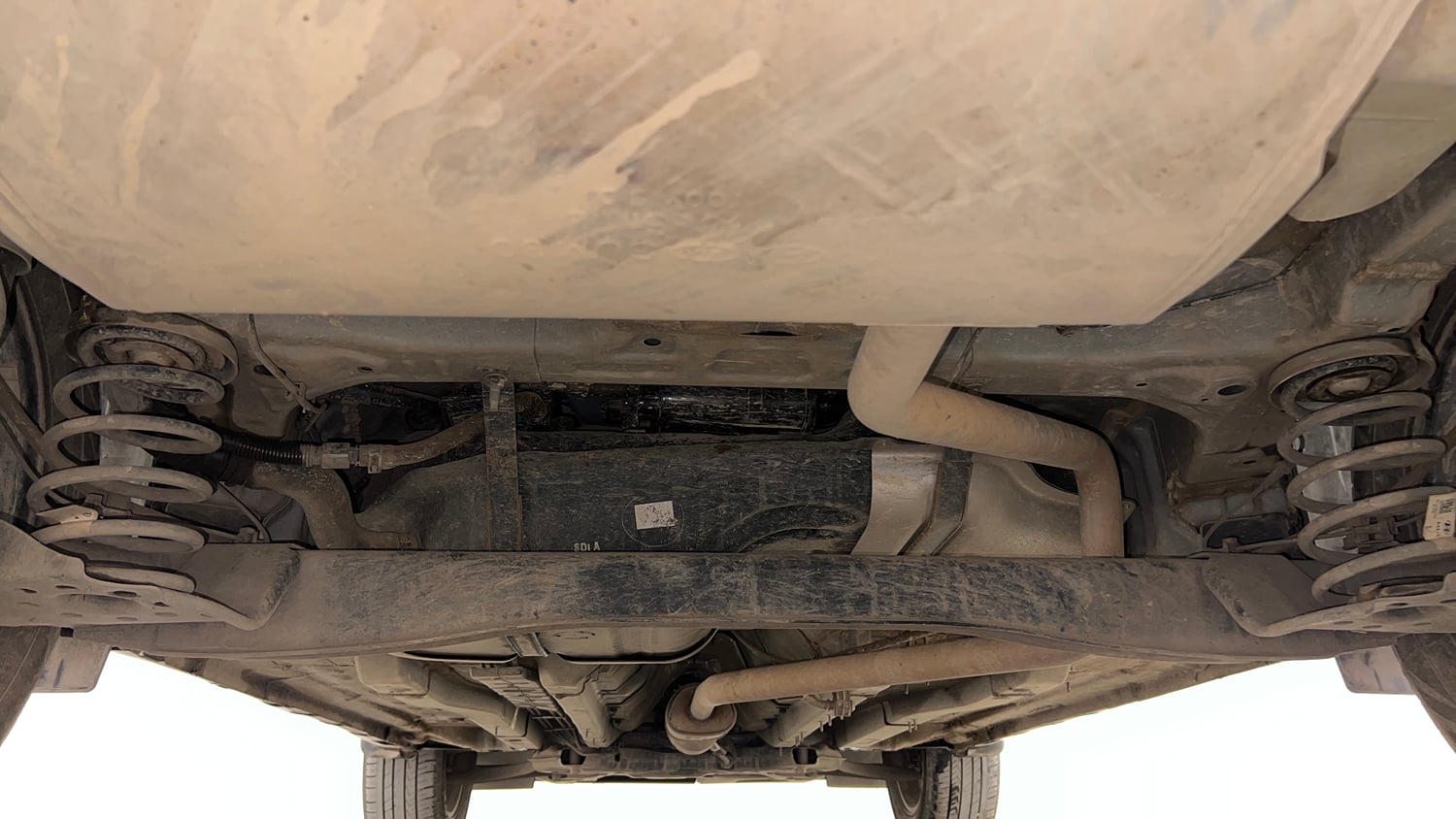 Used 2023 Hyundai Creta SX 1.5 Petrol Petrol Manual extra REAR UNDERBODY VIEW (TAKEN FROM REAR)