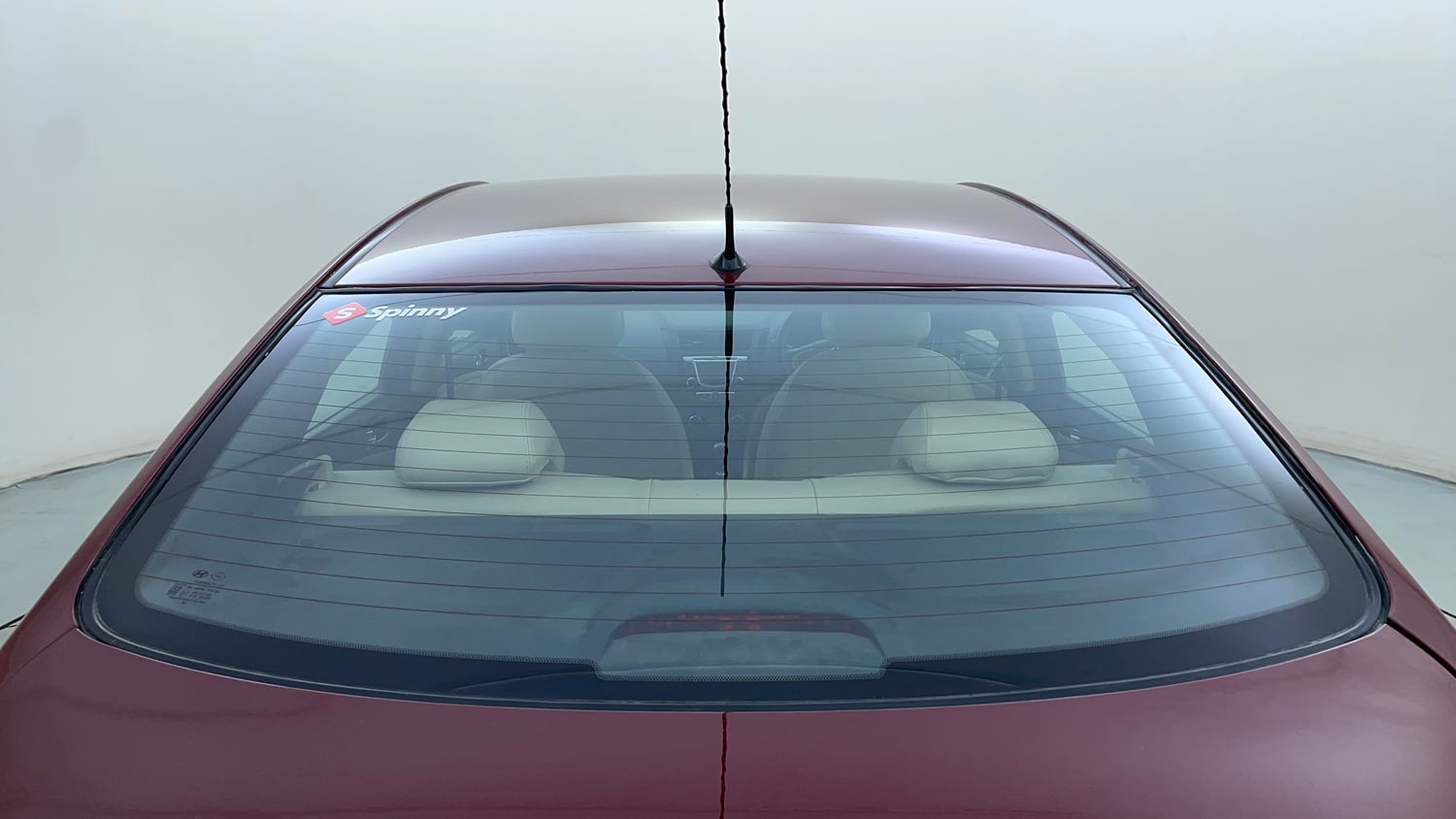 Used 2013 Hyundai Verna Fluidic 1.6 VTVT SX Petrol Manual exterior BACK WINDSHIELD VIEW
