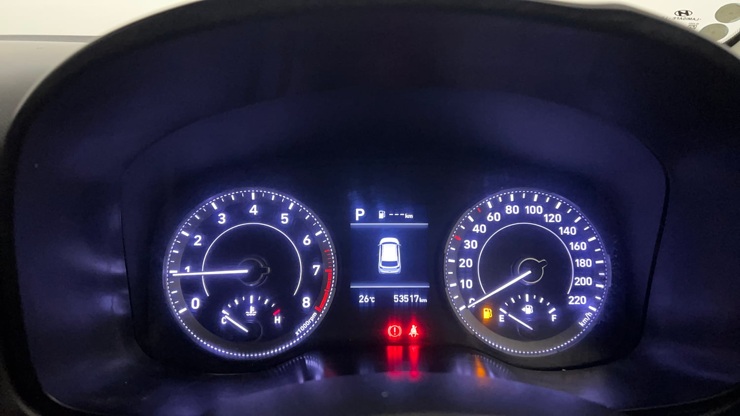 Used 2019 Hyundai Venue SX Plus 1.0L Turbo DCT Sport Petrol Automatic interior CLUSTERMETER VIEW