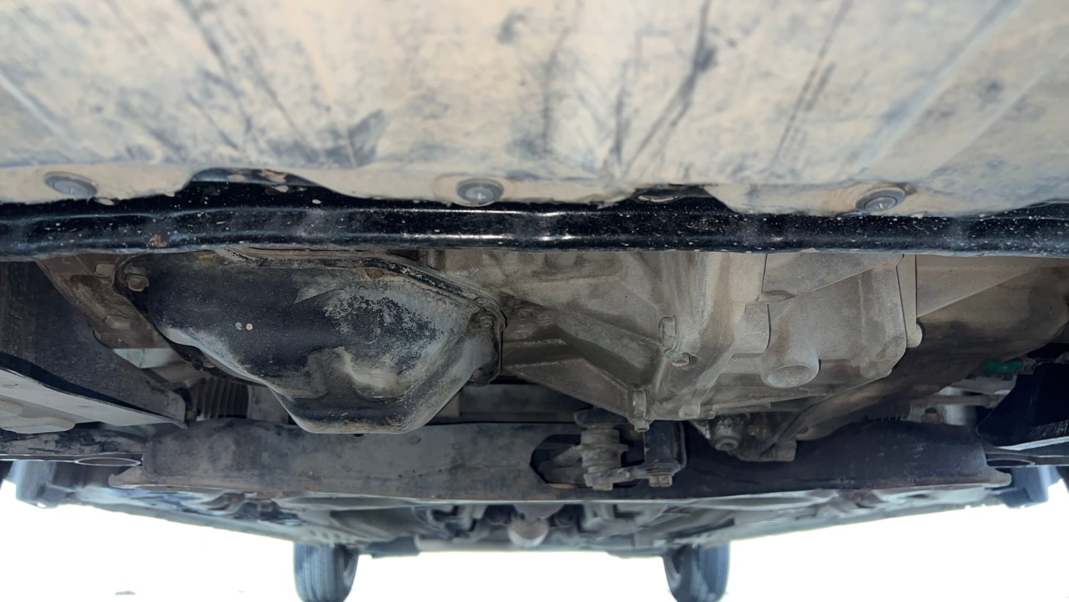 Used 2013 Nissan Sunny XL Petrol Manual extra FRONT LEFT UNDERBODY VIEW