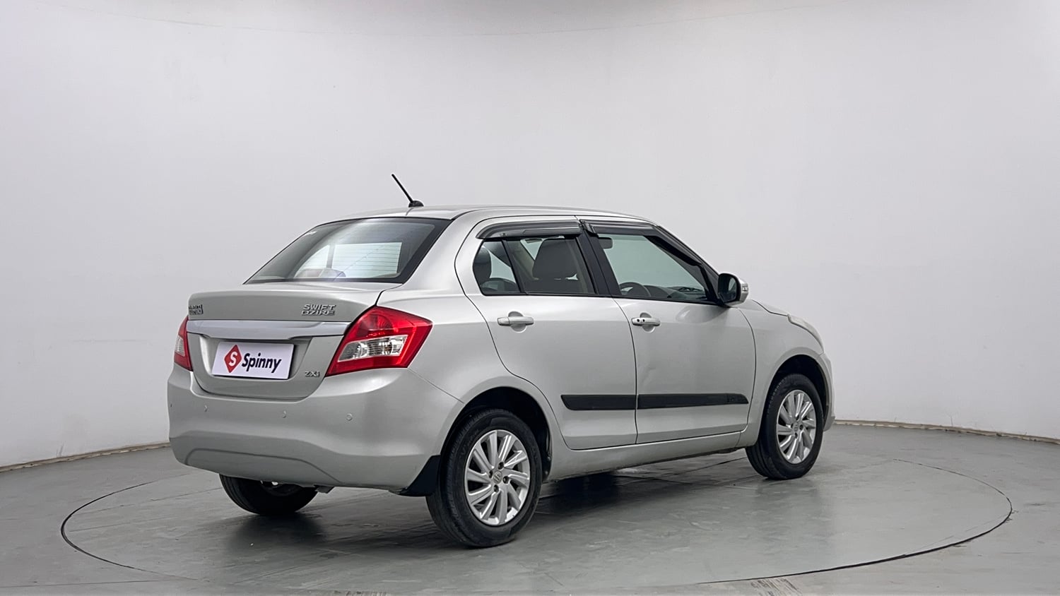 Used 2015 Maruti Suzuki Swift Dzire ZXI Petrol Manual exterior RIGHT REAR CORNER VIEW