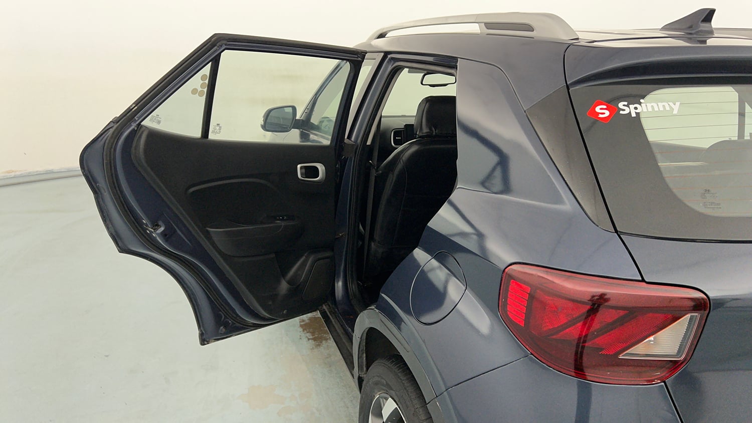 Used 2019 Hyundai Venue SX Plus 1.0L Turbo DCT Sport Petrol Automatic interior LEFT REAR DOOR OPEN VIEW