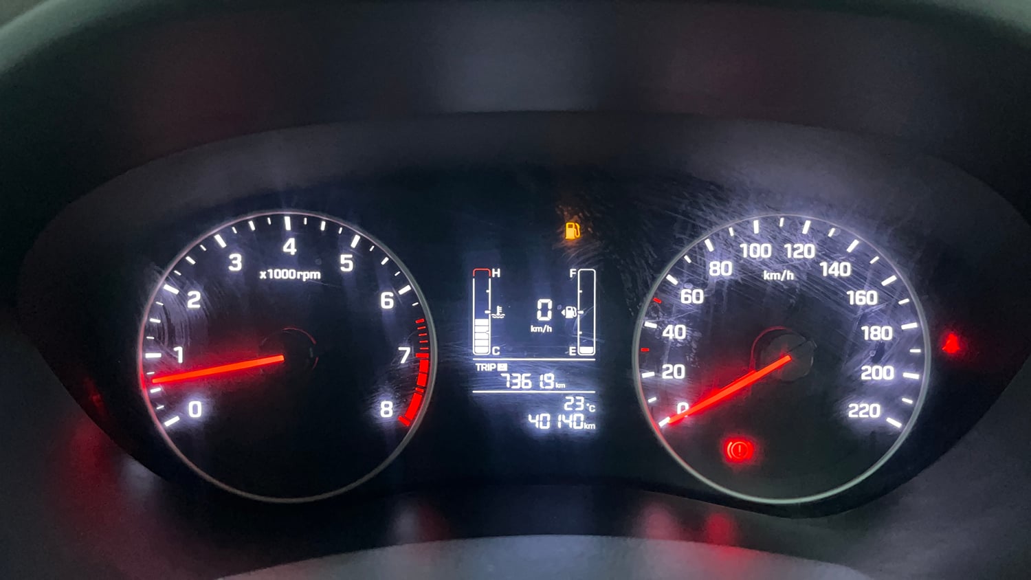 Used 2020 Hyundai Elite i20 Sportz Plus 1.2 Petrol Manual interior CLUSTERMETER VIEW