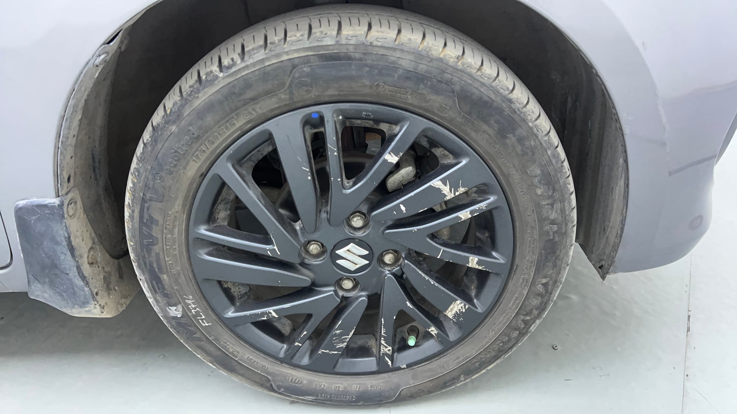 Used 2022 Maruti Suzuki Celerio ZXi Plus AMT Petrol Automatic tyres RIGHT FRONT TYRE RIM VIEW