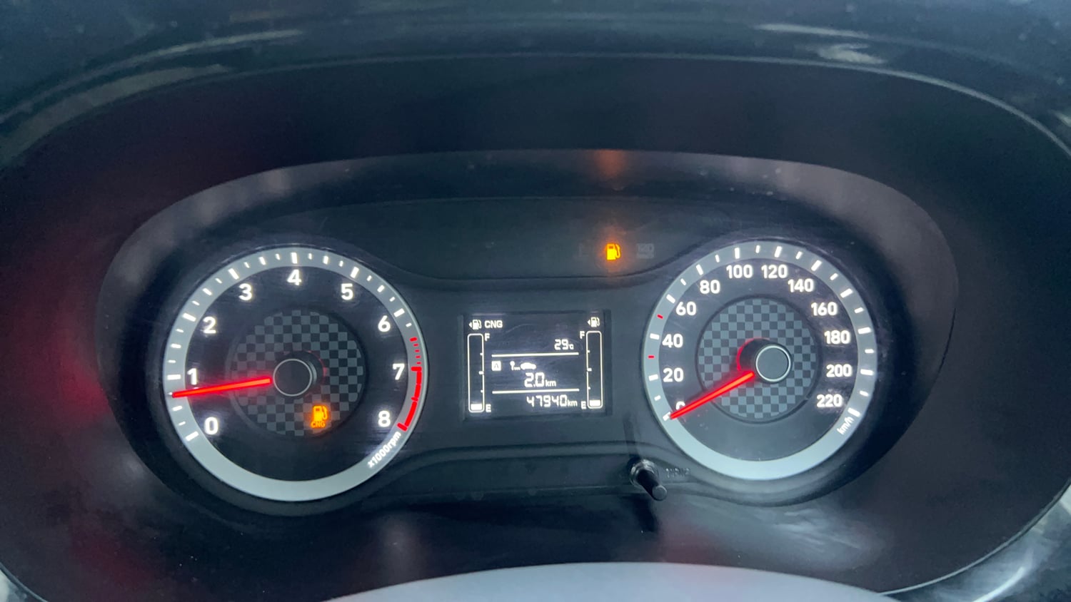 Used 2021 Hyundai Grand i10 Nios Sportz 1.2 Kappa VTVT CNG Cng Manual interior CLUSTERMETER VIEW