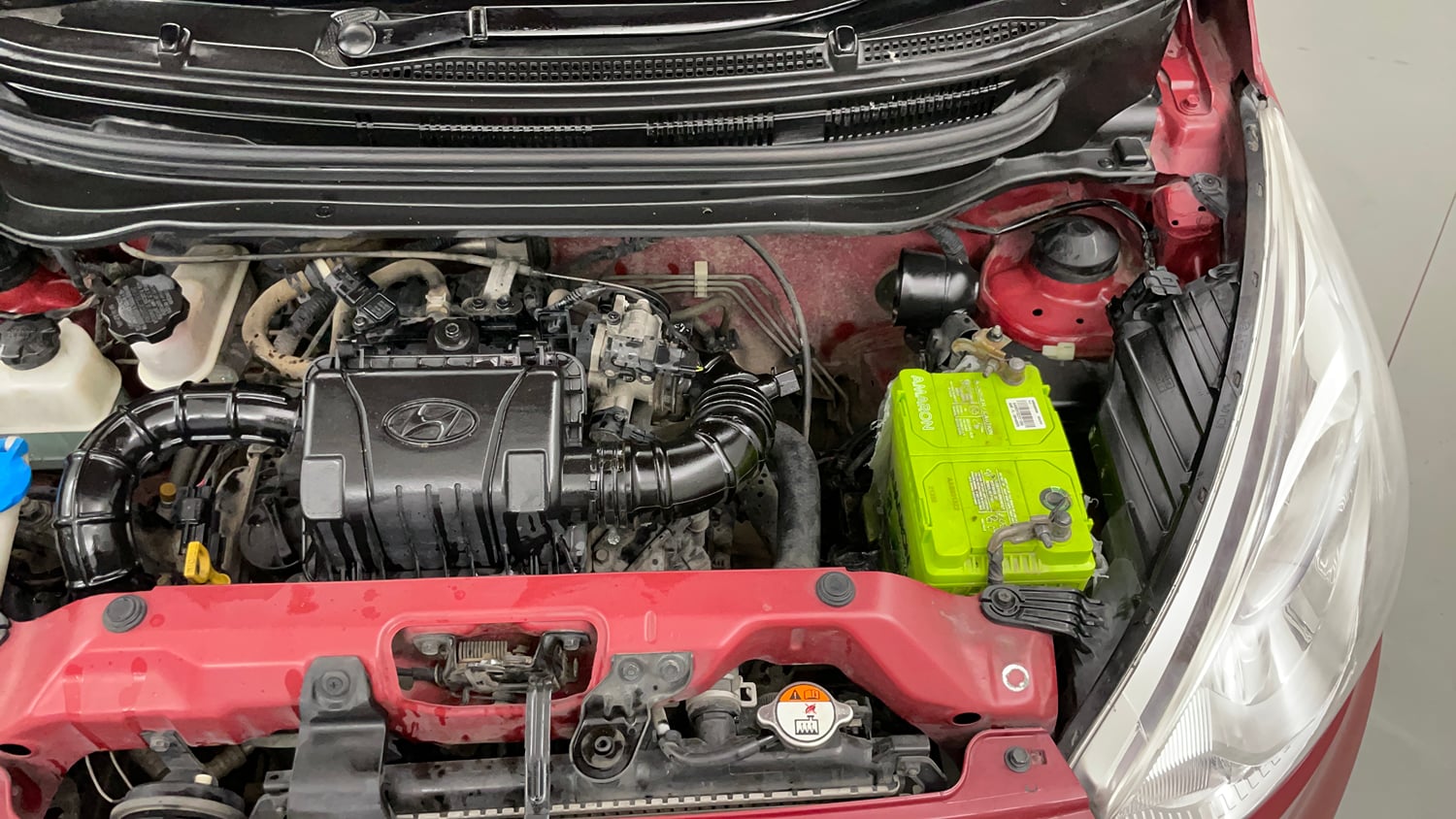 Used 2017 Hyundai Eon Era + Petrol Manual engine ENGINE LEFT SIDE VIEW