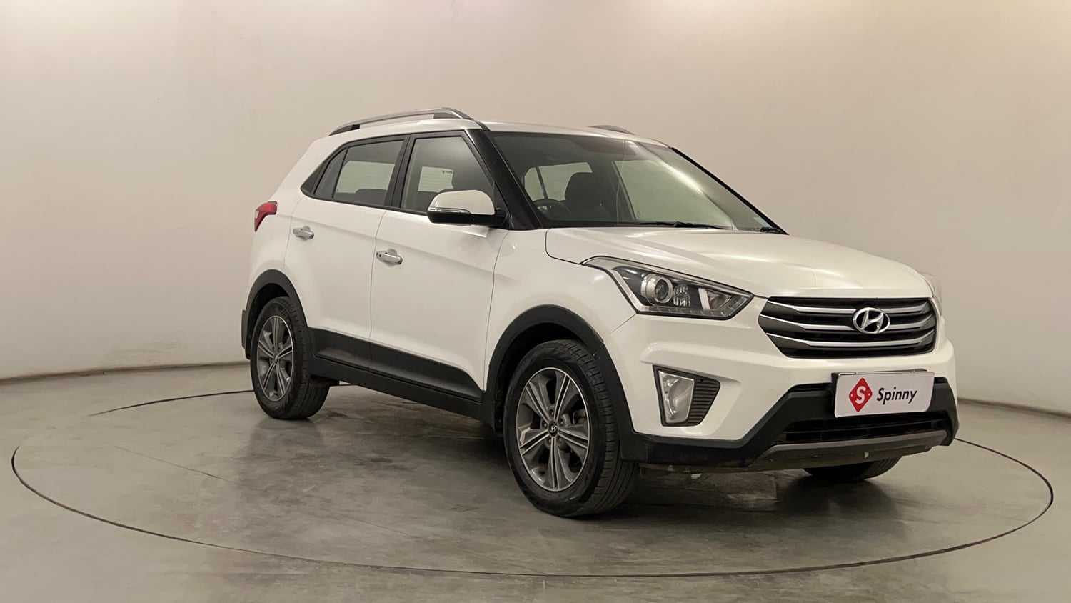 Used 2017 Hyundai Creta 1.6 SX Plus AT Petrol Petrol Automatic exterior RIGHT FRONT CORNER VIEW