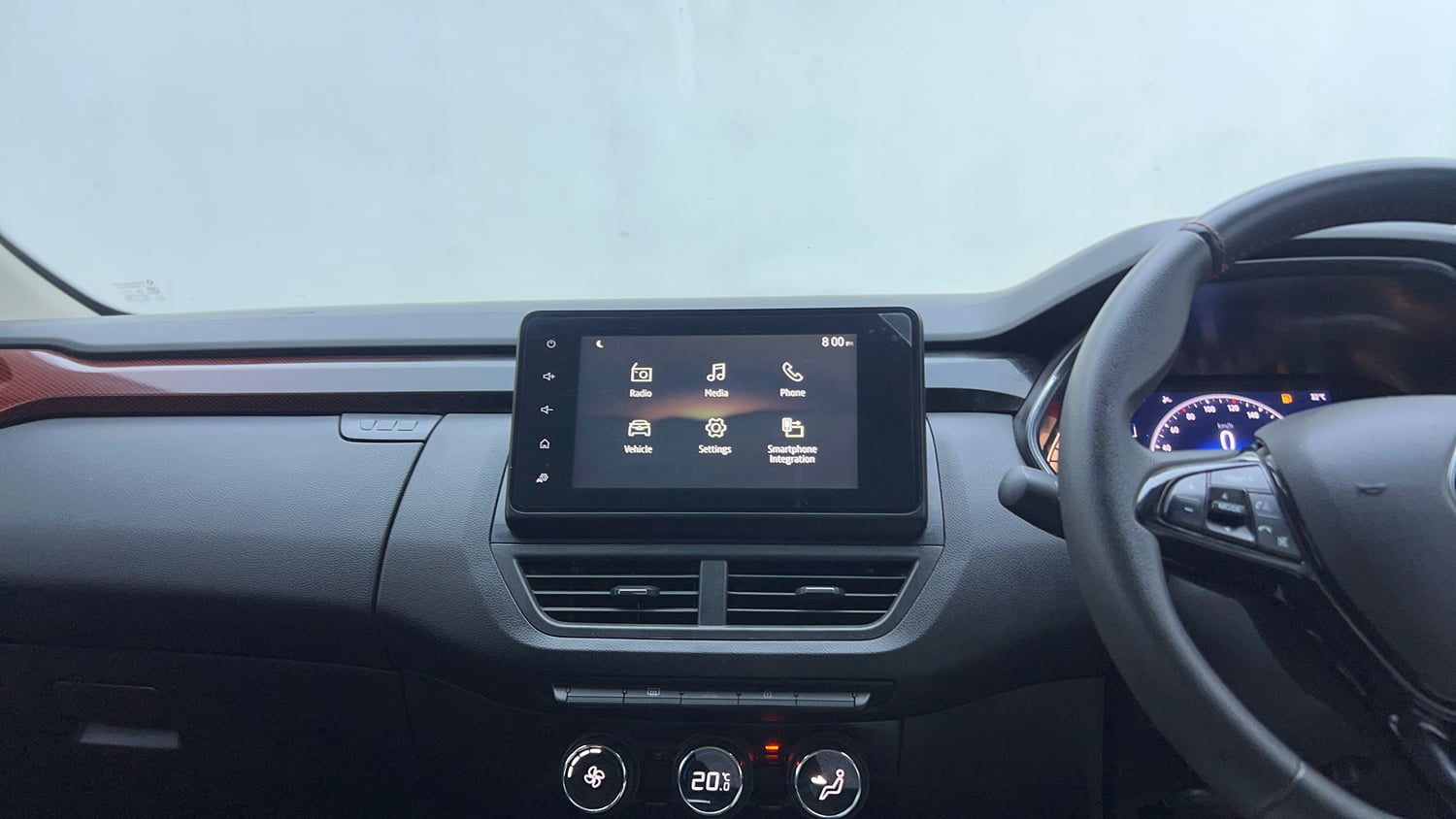 Used 2022 Renault Kiger RXZ Turbo CVT Petrol Automatic interior MUSIC SYSTEM & AC CONTROL VIEW