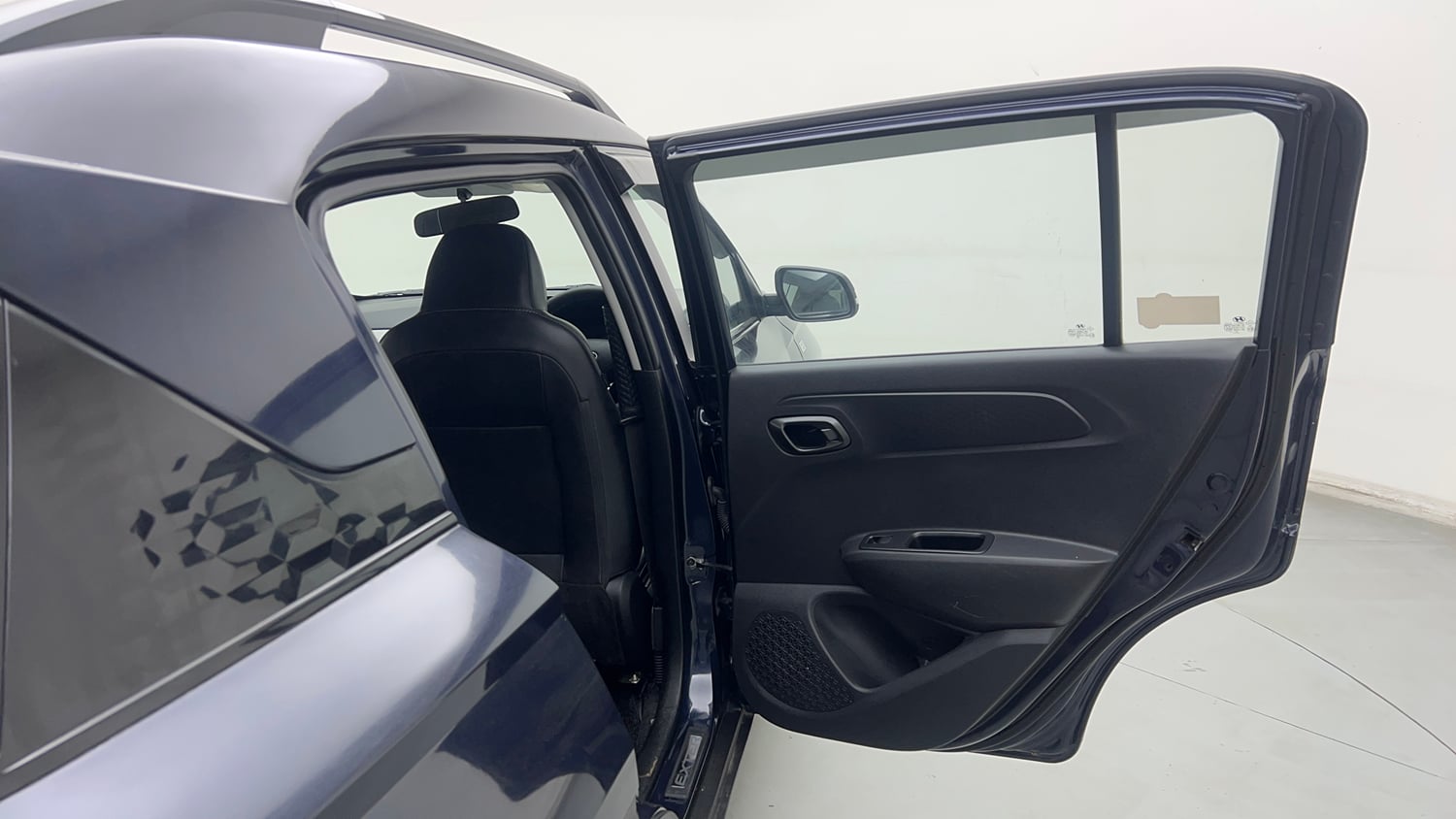 Used 2024 Hyundai Exter SX (O) 1.2 AMT Petrol Automatic interior RIGHT REAR DOOR OPEN VIEW