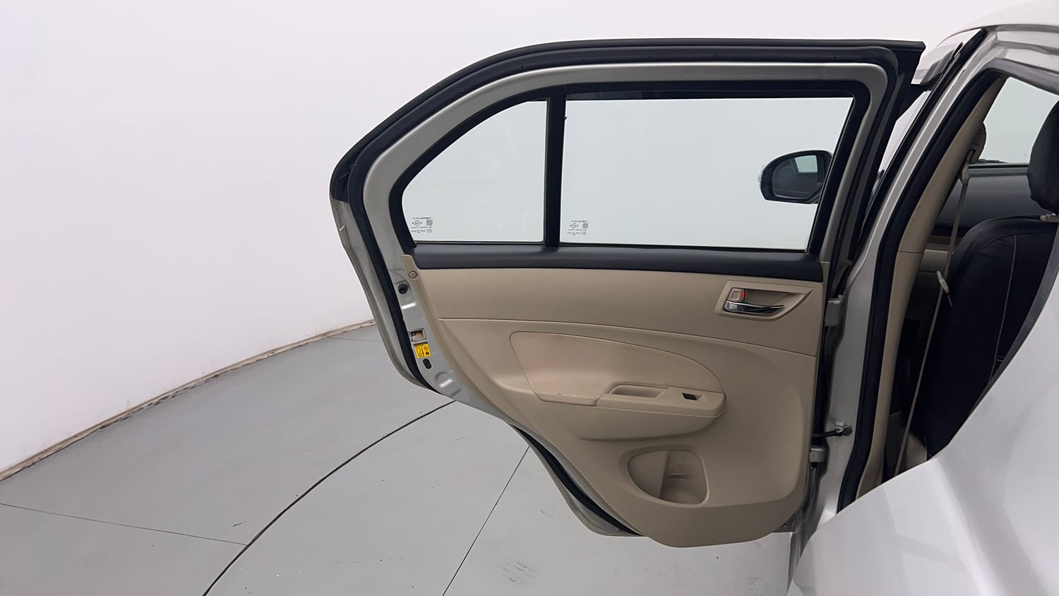 Used 2015 Maruti Suzuki Swift Dzire ZXI Petrol Manual interior LEFT REAR DOOR OPEN VIEW