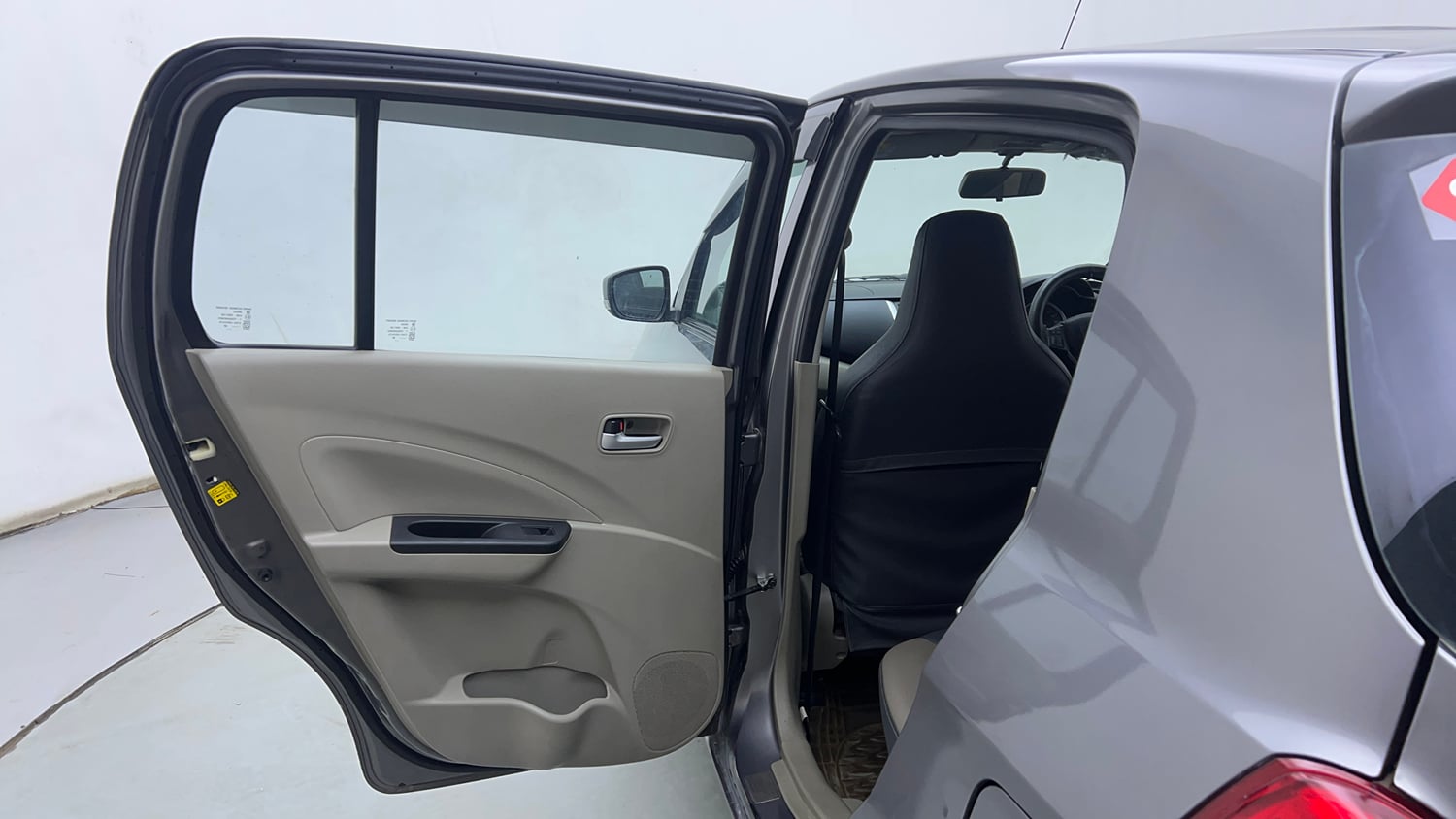 Used 2015 Maruti Suzuki Celerio ZXi Opt Petrol Manual interior LEFT REAR DOOR OPEN VIEW