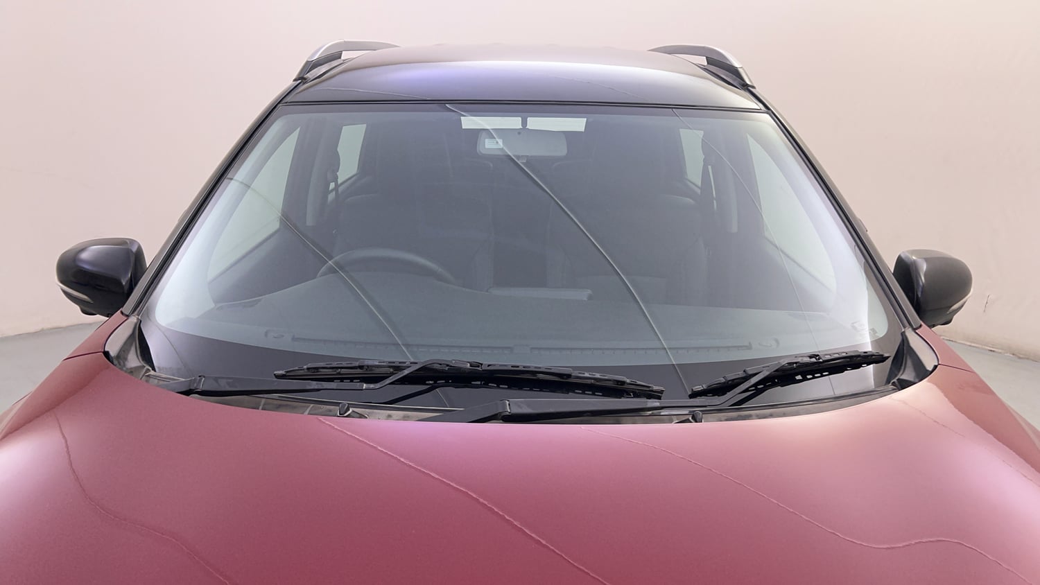 Used 2023 Maruti Suzuki XL6 Alpha Plus AT Petrol Dual Tone Petrol Automatic exterior FRONT WINDSHIELD VIEW