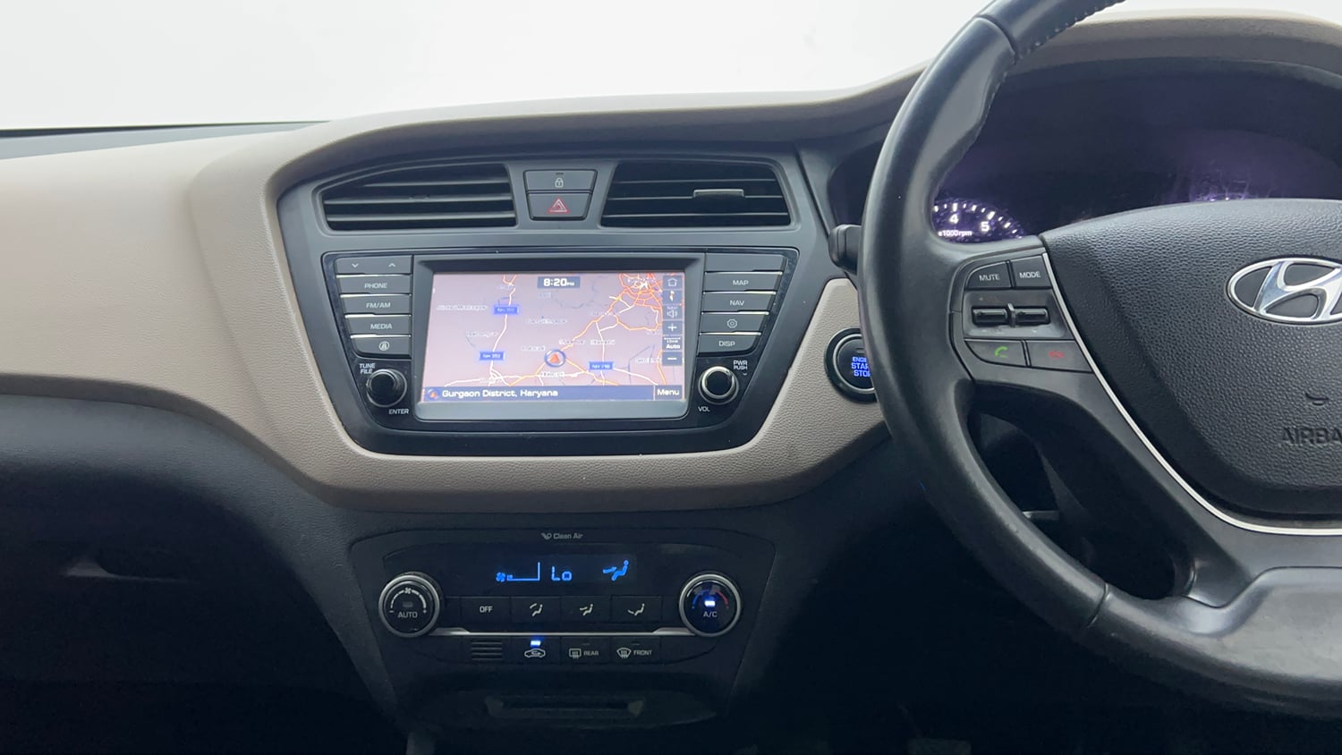 Used 2016 Hyundai Elite i20 Asta 1.2 (O) Petrol Manual interior MUSIC SYSTEM & AC CONTROL VIEW