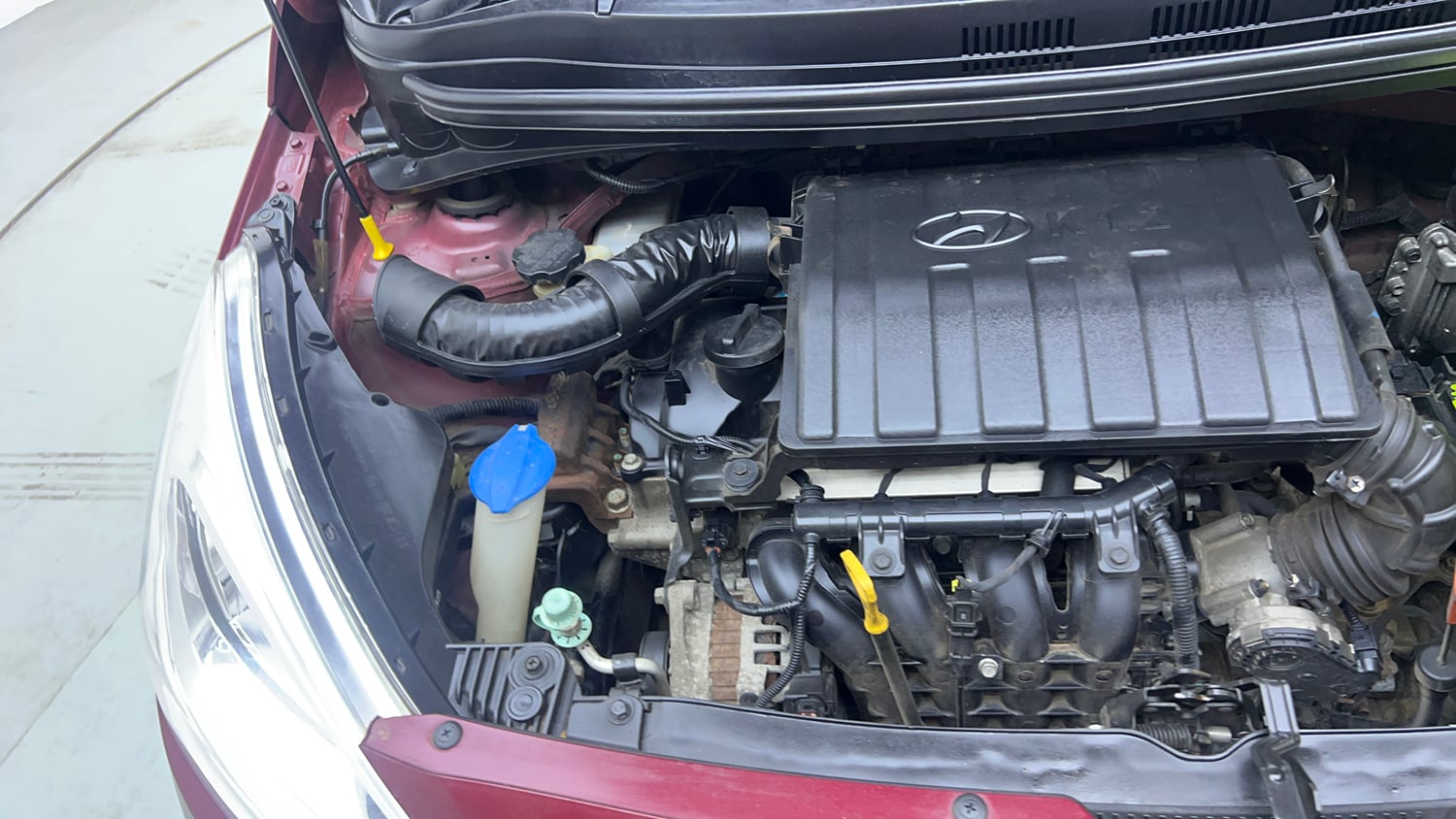 Used 2016 Hyundai Grand i10 Asta AT 1.2 Kappa VTVT Petrol Automatic engine ENGINE RIGHT SIDE VIEW