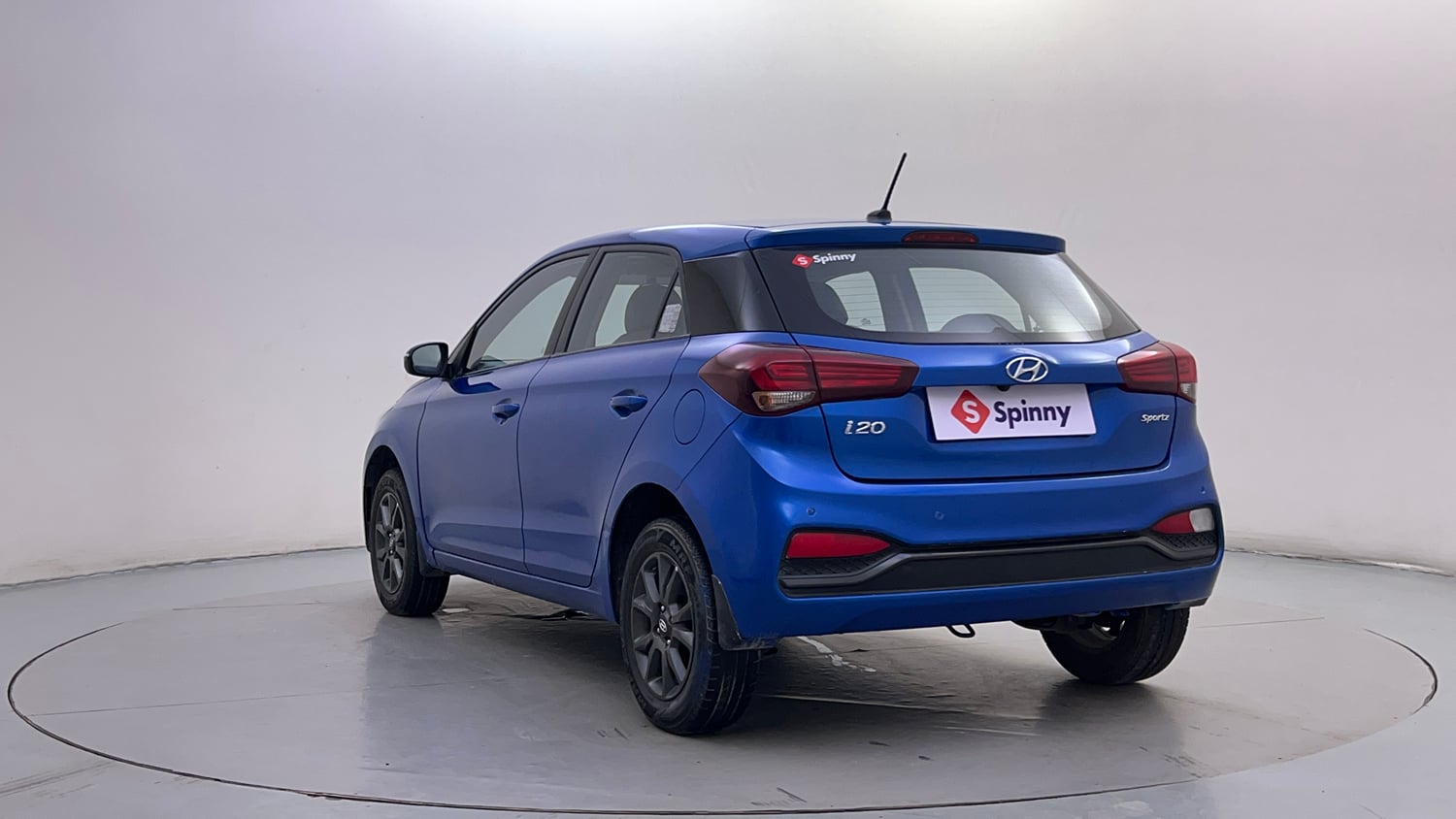 Used 2019 Hyundai Elite i20 Sportz Plus 1.2 CVT Petrol Automatic exterior LEFT REAR CORNER VIEW