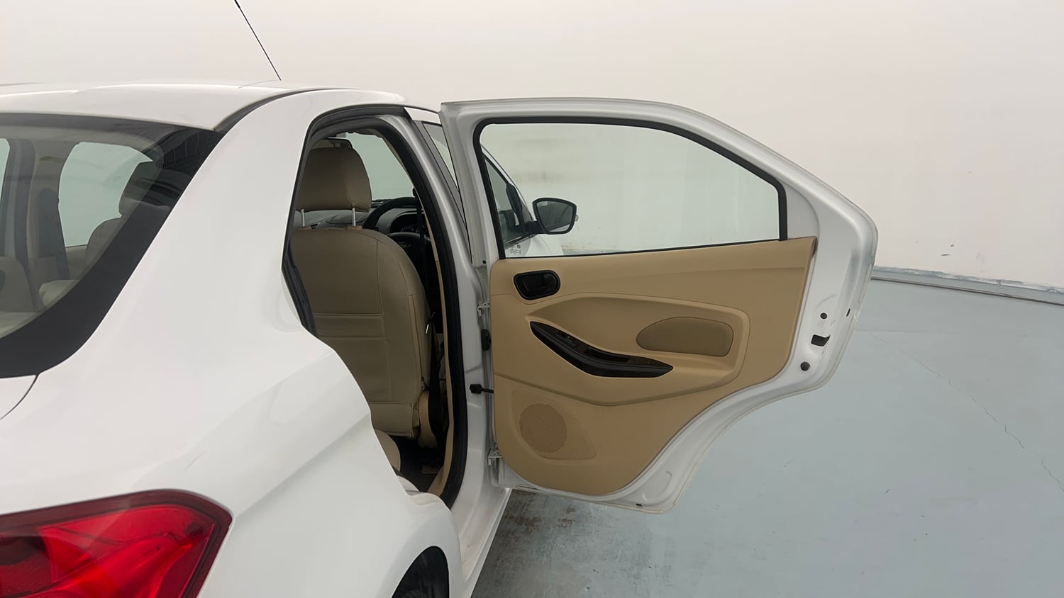 Used 2016 Ford Figo Aspire Trend 1.2 Ti-VCT Petrol Manual interior RIGHT REAR DOOR OPEN VIEW