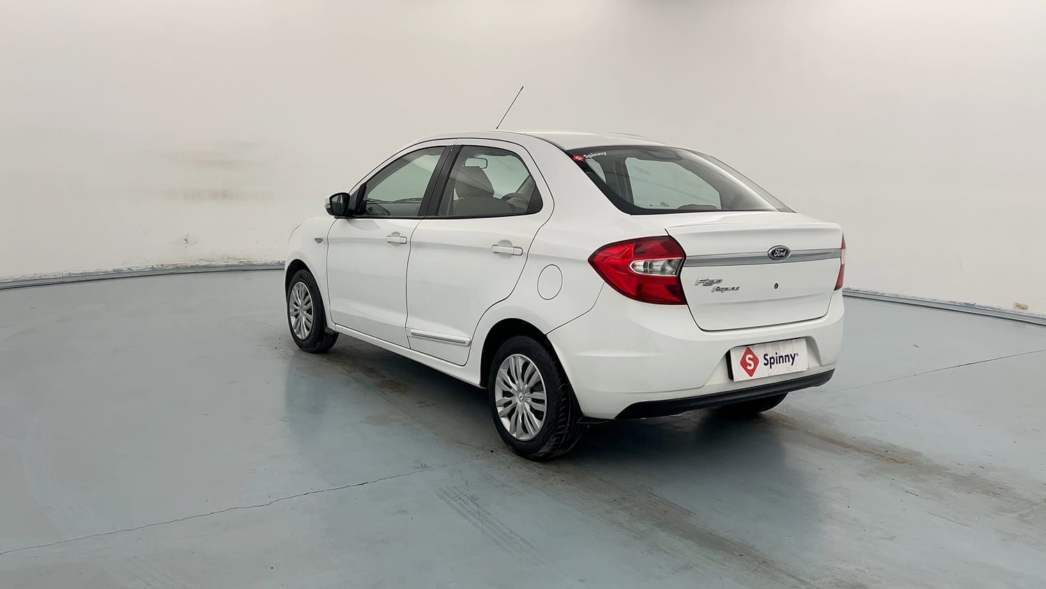 Used 2016 Ford Figo Aspire Trend 1.2 Ti-VCT Petrol Manual exterior LEFT REAR CORNER VIEW