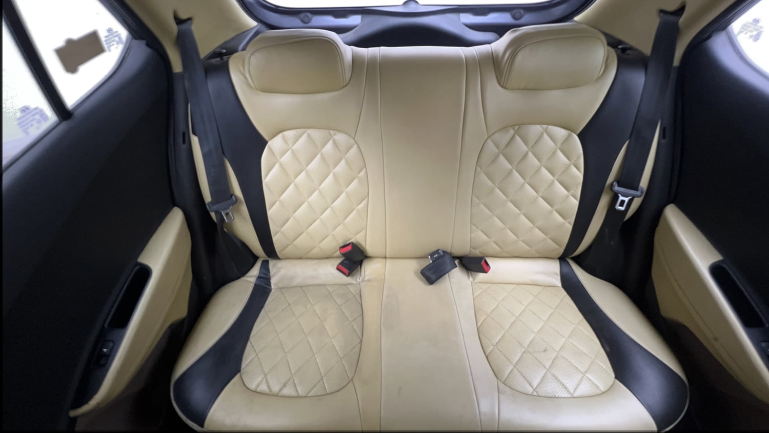 Used 2017 Hyundai Grand i10 Magna 1.2 Kappa VTVT Petrol Manual interior REAR SEAT CONDITION VIEW