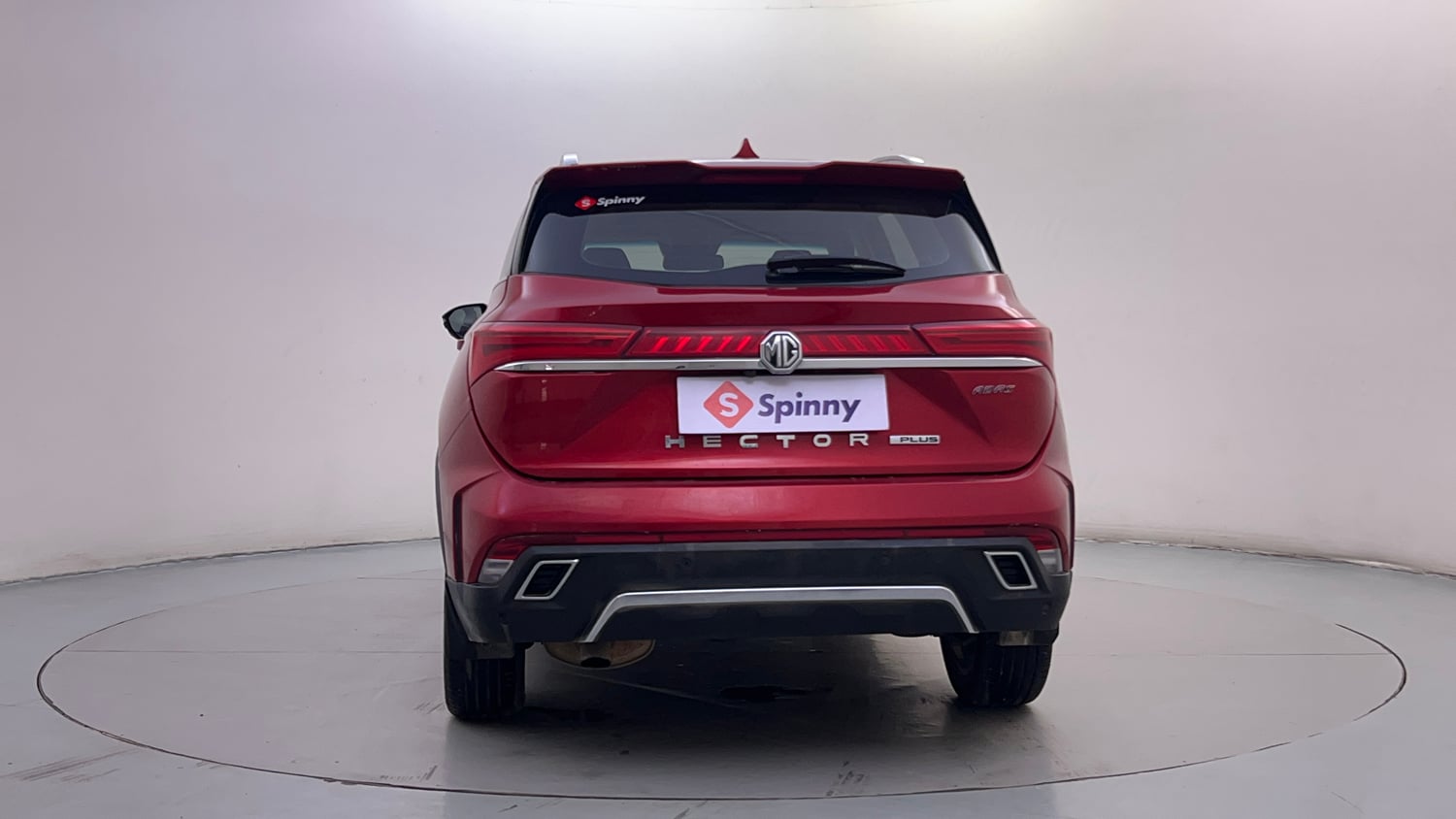 Used 2024 MG Motors Hector Plus Savvy Pro 1.5 Turbo Petrol CVT 7 STR Petrol Automatic exterior BACK VIEW