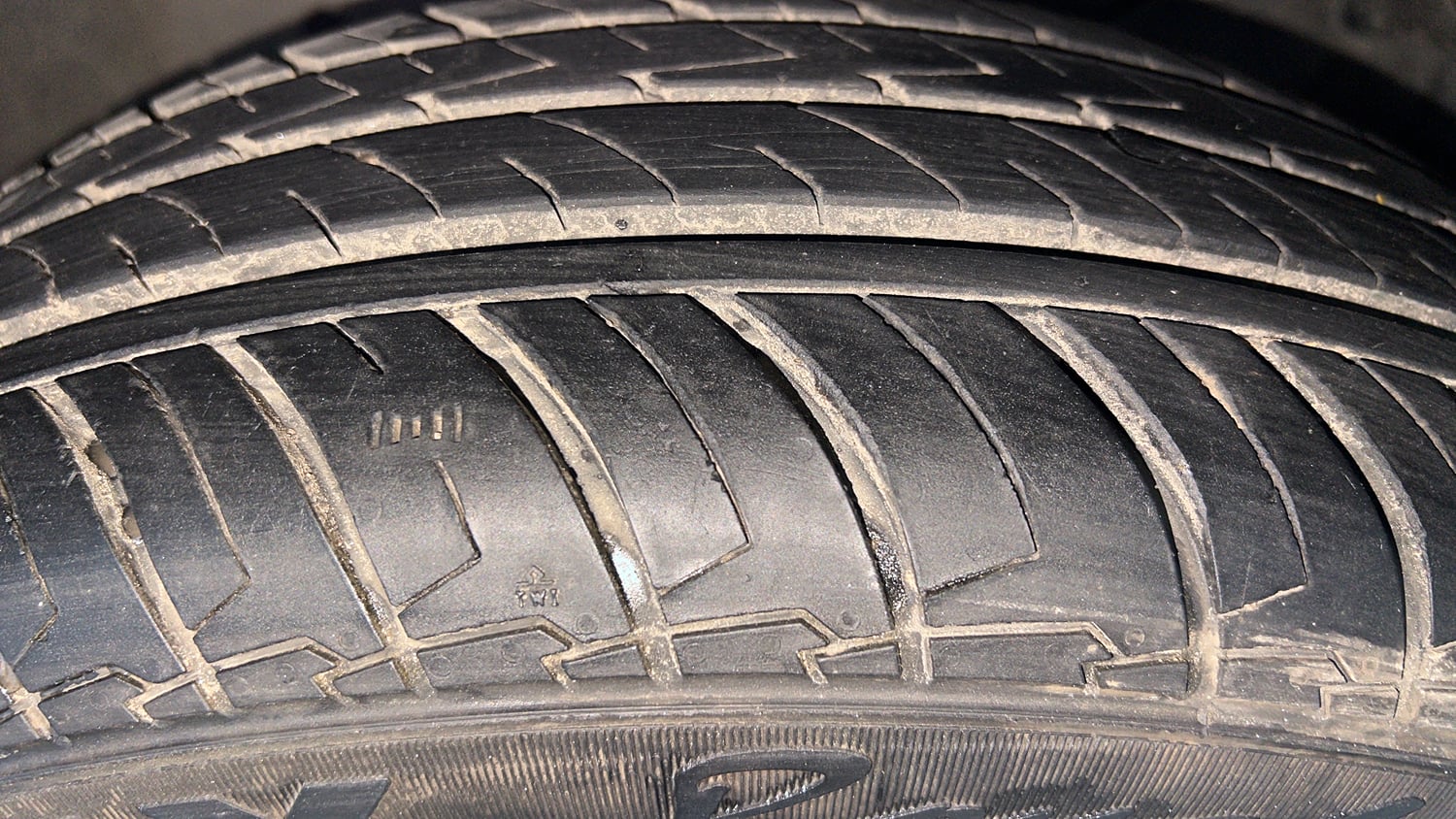 Used 2015 Honda Jazz S MT Petrol Manual tyres RIGHT FRONT TYRE TREAD VIEW