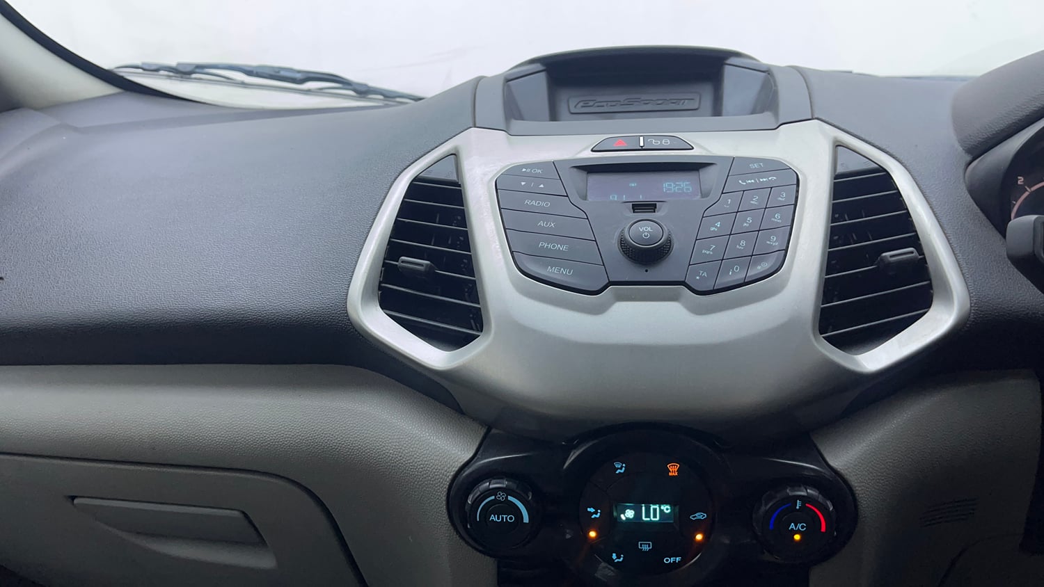 Used 2017 Ford EcoSport Trend+ 1.5L TDCi Diesel Manual interior MUSIC SYSTEM & AC CONTROL VIEW