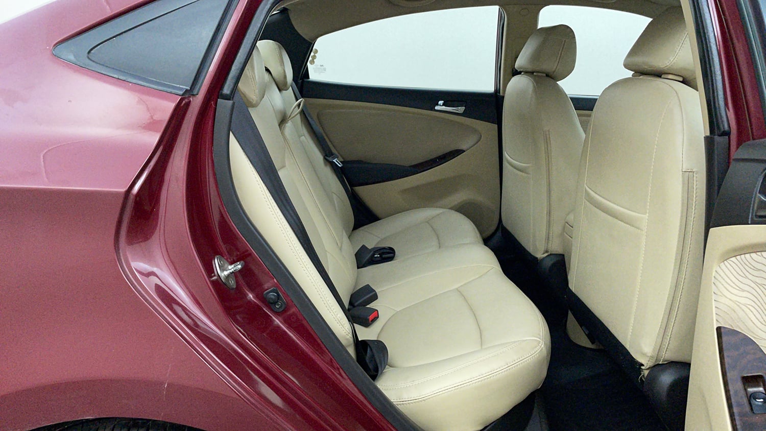 Used 2013 Hyundai Verna Fluidic 1.6 VTVT SX Petrol Manual interior RIGHT SIDE REAR DOOR CABIN VIEW