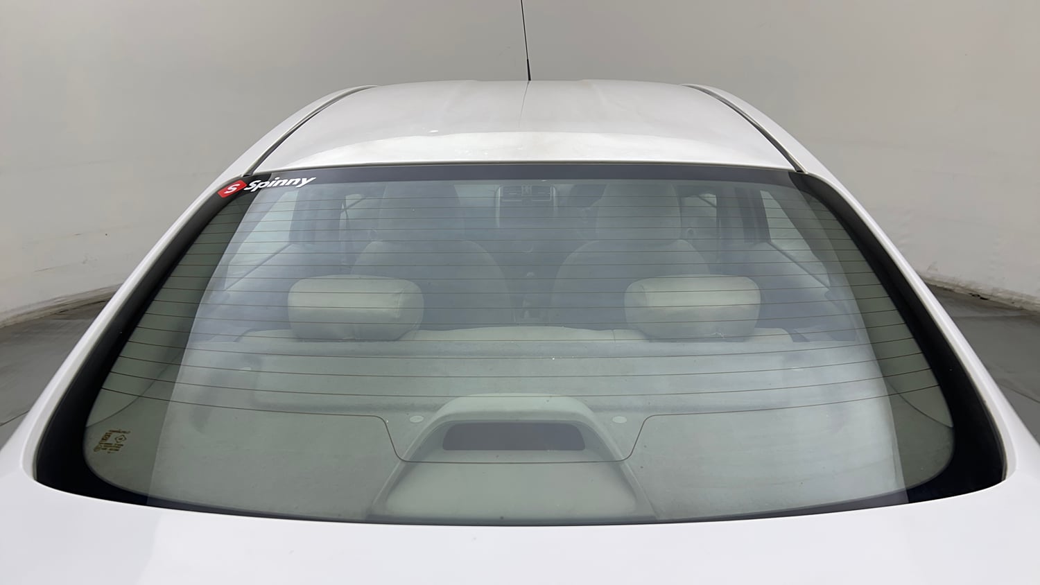 Used 2013 Nissan Sunny XL Petrol Manual exterior BACK WINDSHIELD VIEW