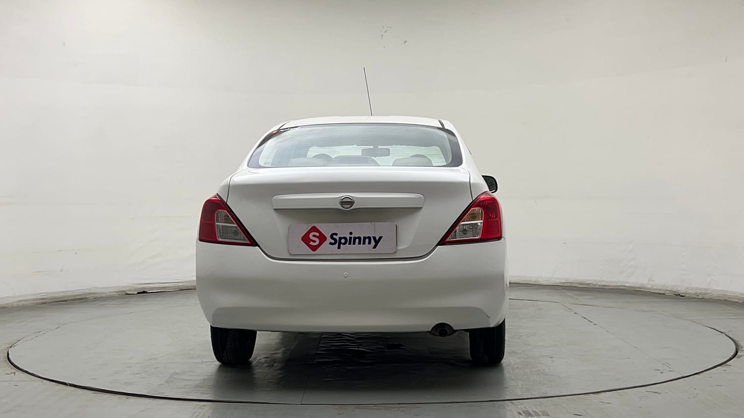 Used 2013 Nissan Sunny XL Petrol Manual exterior BACK VIEW