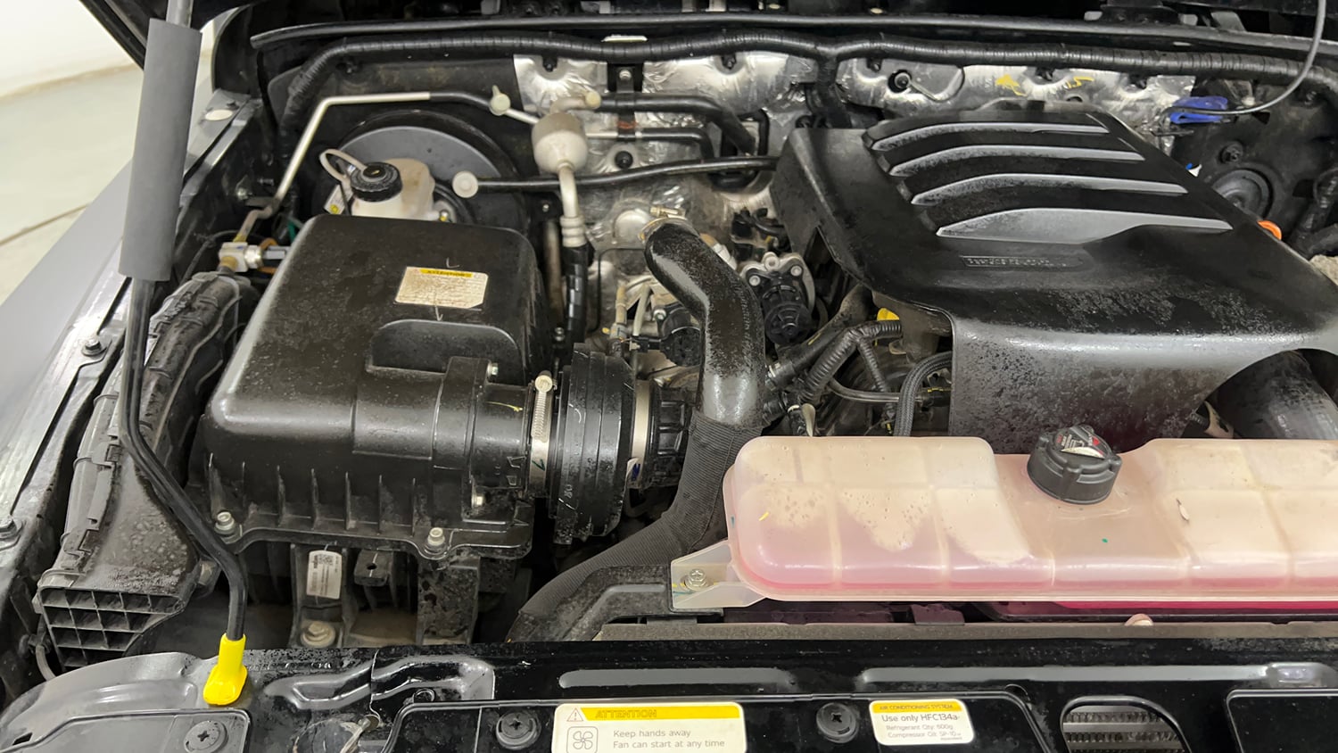 Used 2024 Mahindra Thar LX Hard Top Petrol AT RWD Petrol Automatic engine ENGINE RIGHT SIDE VIEW