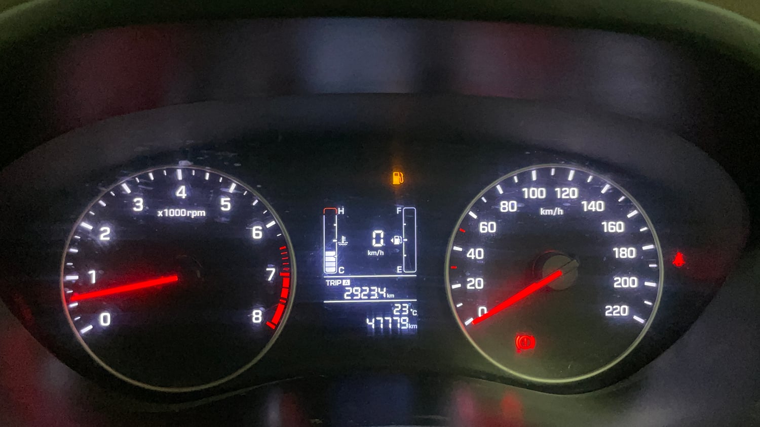 Used 2018 Hyundai Elite i20 Asta 1.2 Petrol Manual interior CLUSTERMETER VIEW