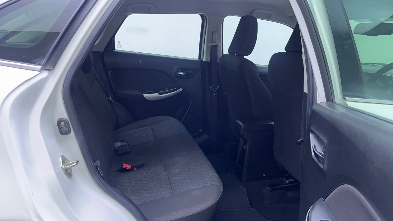 Used 2018 Maruti Suzuki Baleno Alpha 1.2 AT Petrol Automatic interior RIGHT SIDE REAR DOOR CABIN VIEW