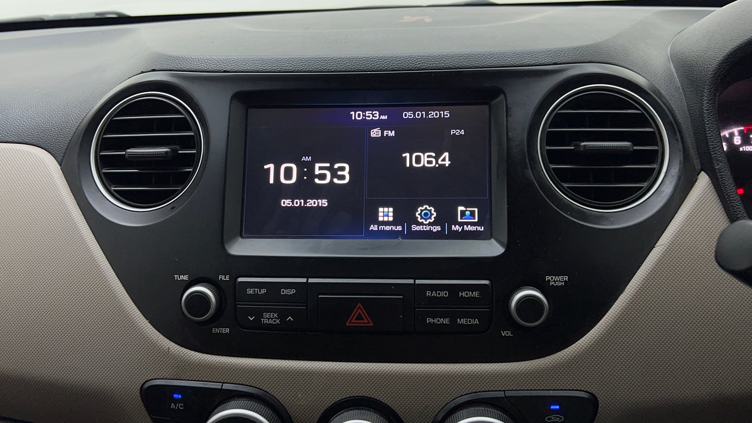 Used 2019 Hyundai Grand i10 Sportz 1.2 Kappa VTVT Petrol Manual top_features Integrated (in-dash) music system
