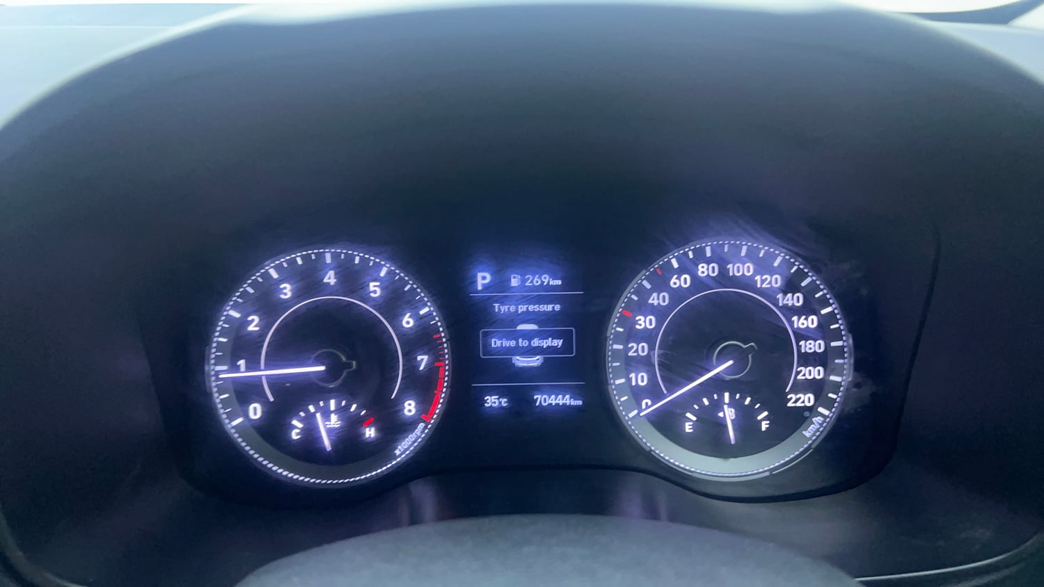 Used 2022 Hyundai Venue SX Plus 1.0 Turbo DCT Petrol Automatic interior CLUSTERMETER VIEW