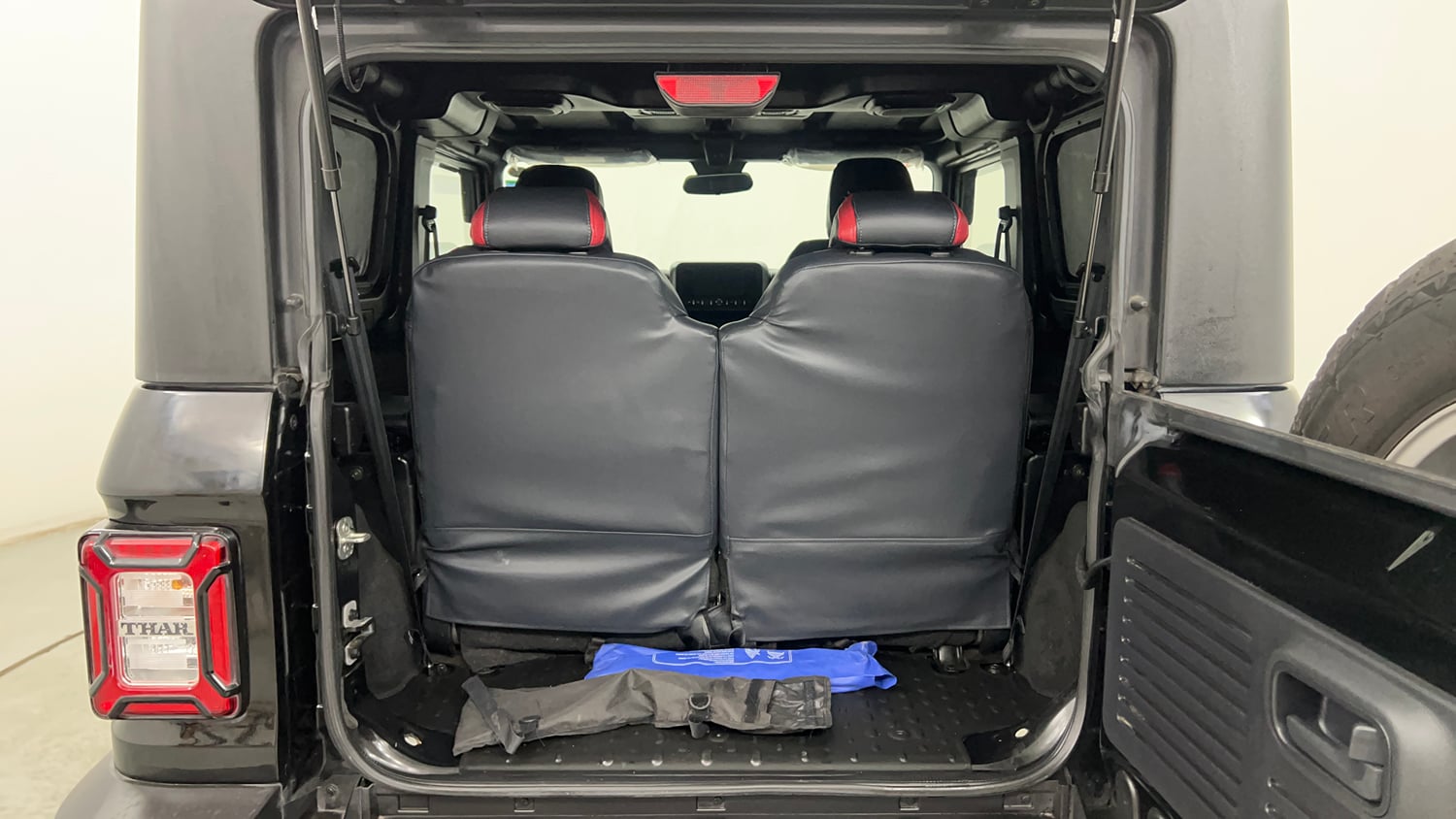 Used 2024 Mahindra Thar LX Hard Top Petrol AT RWD Petrol Automatic interior DICKY INSIDE VIEW