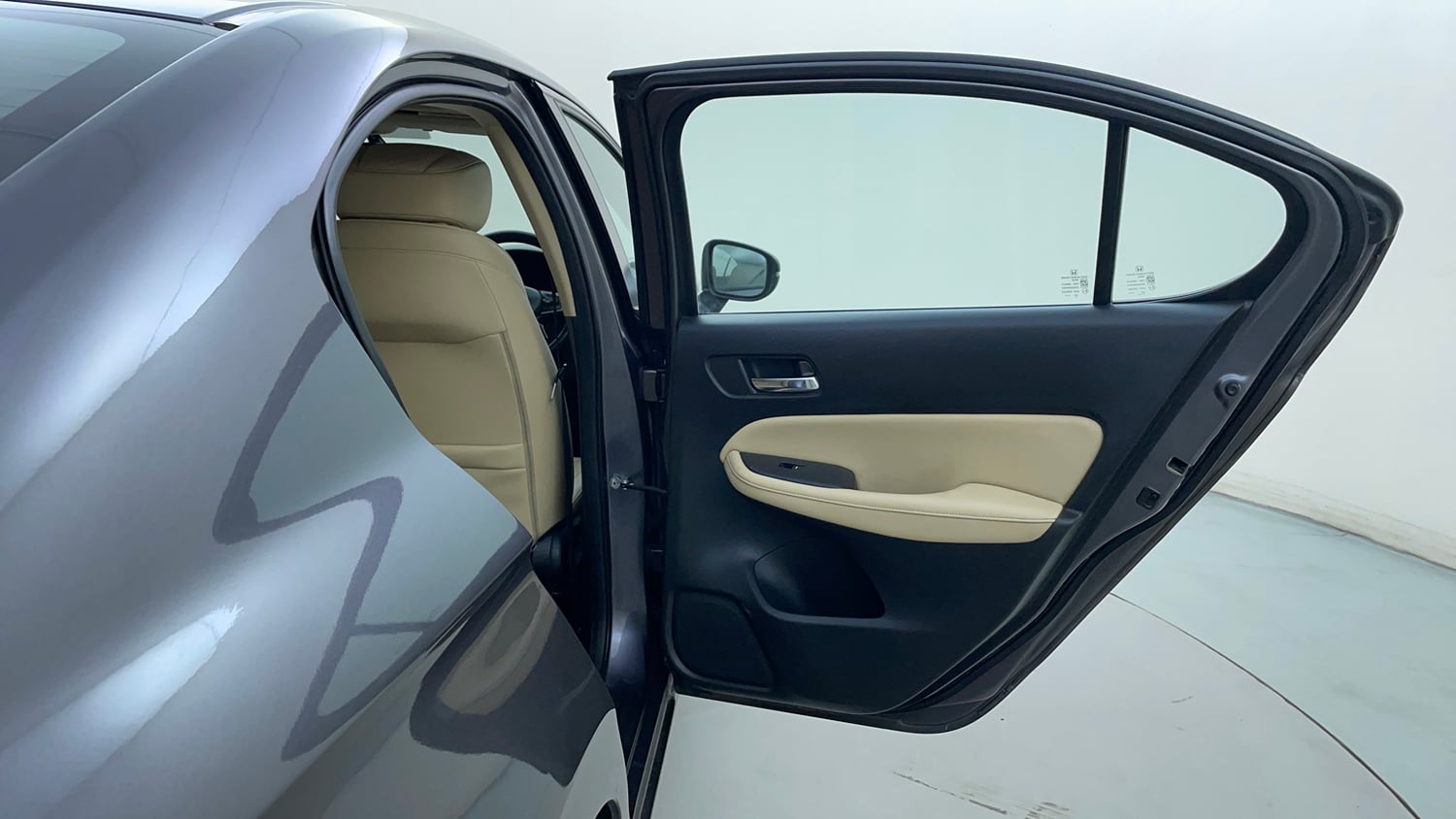 Used 2020 Honda City ZX CVT Petrol Petrol Automatic interior RIGHT REAR DOOR OPEN VIEW