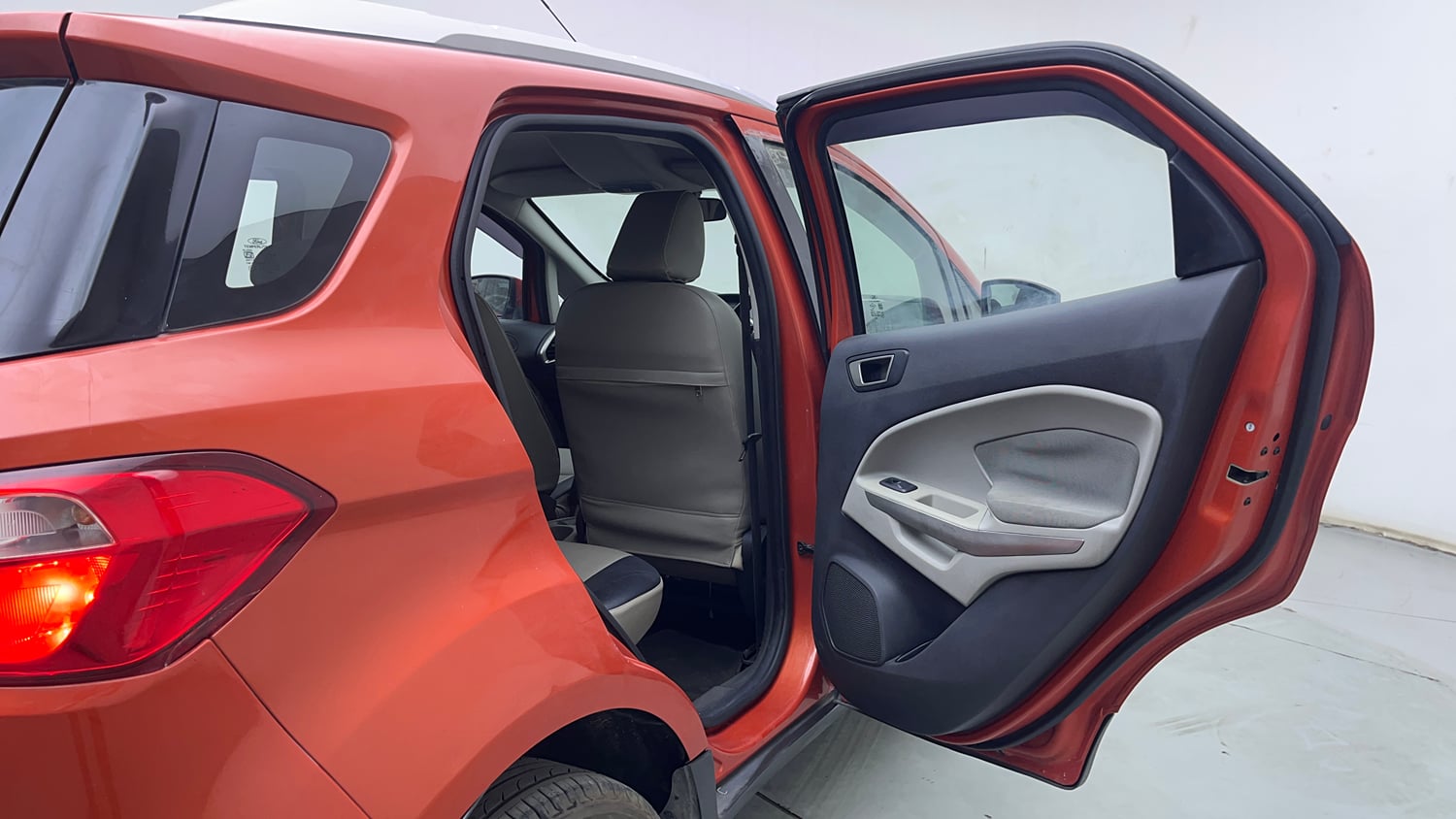 Used 2017 Ford EcoSport Trend+ 1.5L TDCi Diesel Manual interior RIGHT REAR DOOR OPEN VIEW