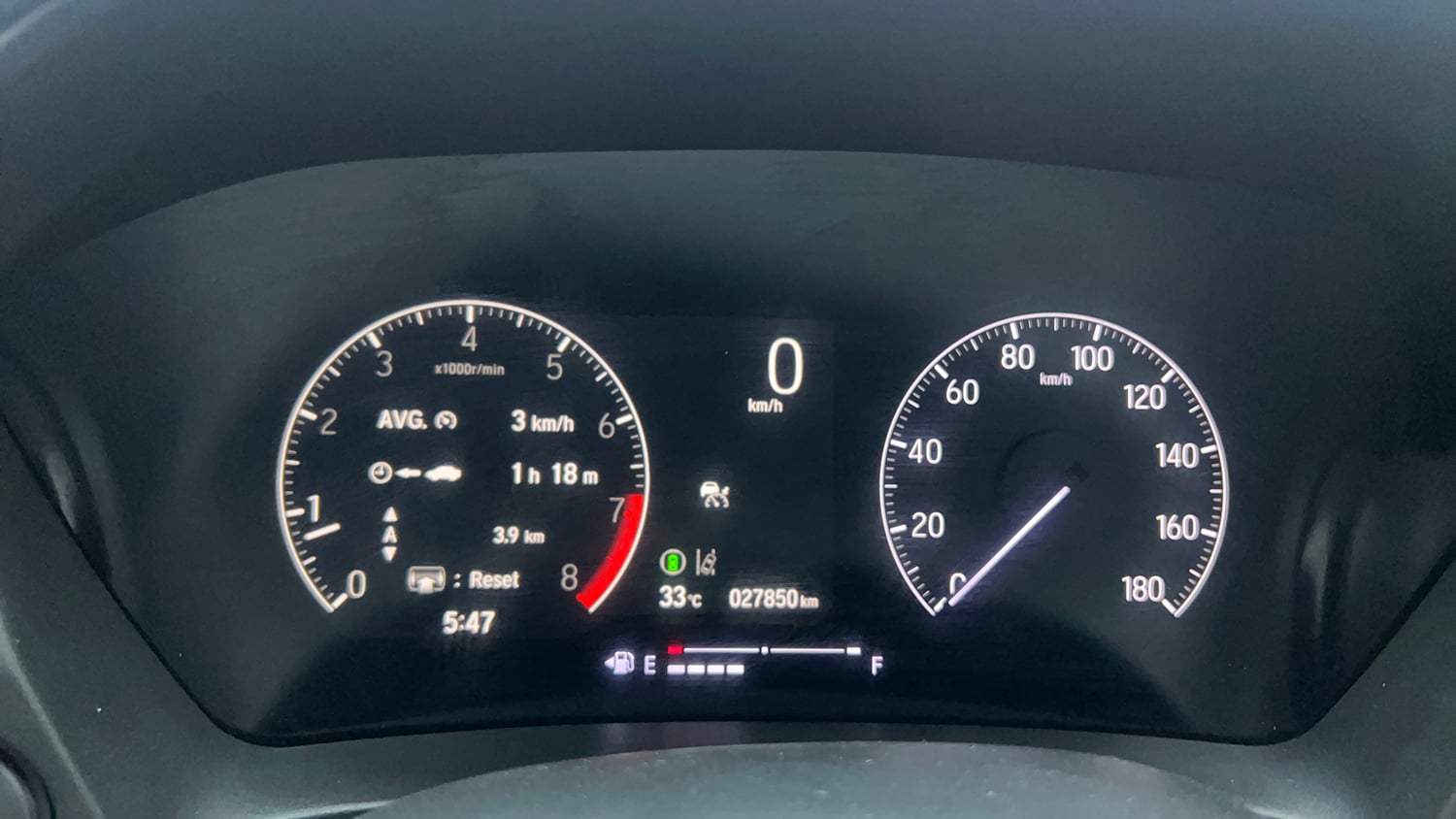 Used 2024 Honda Elevate ZX MT Petrol Manual interior CLUSTERMETER VIEW