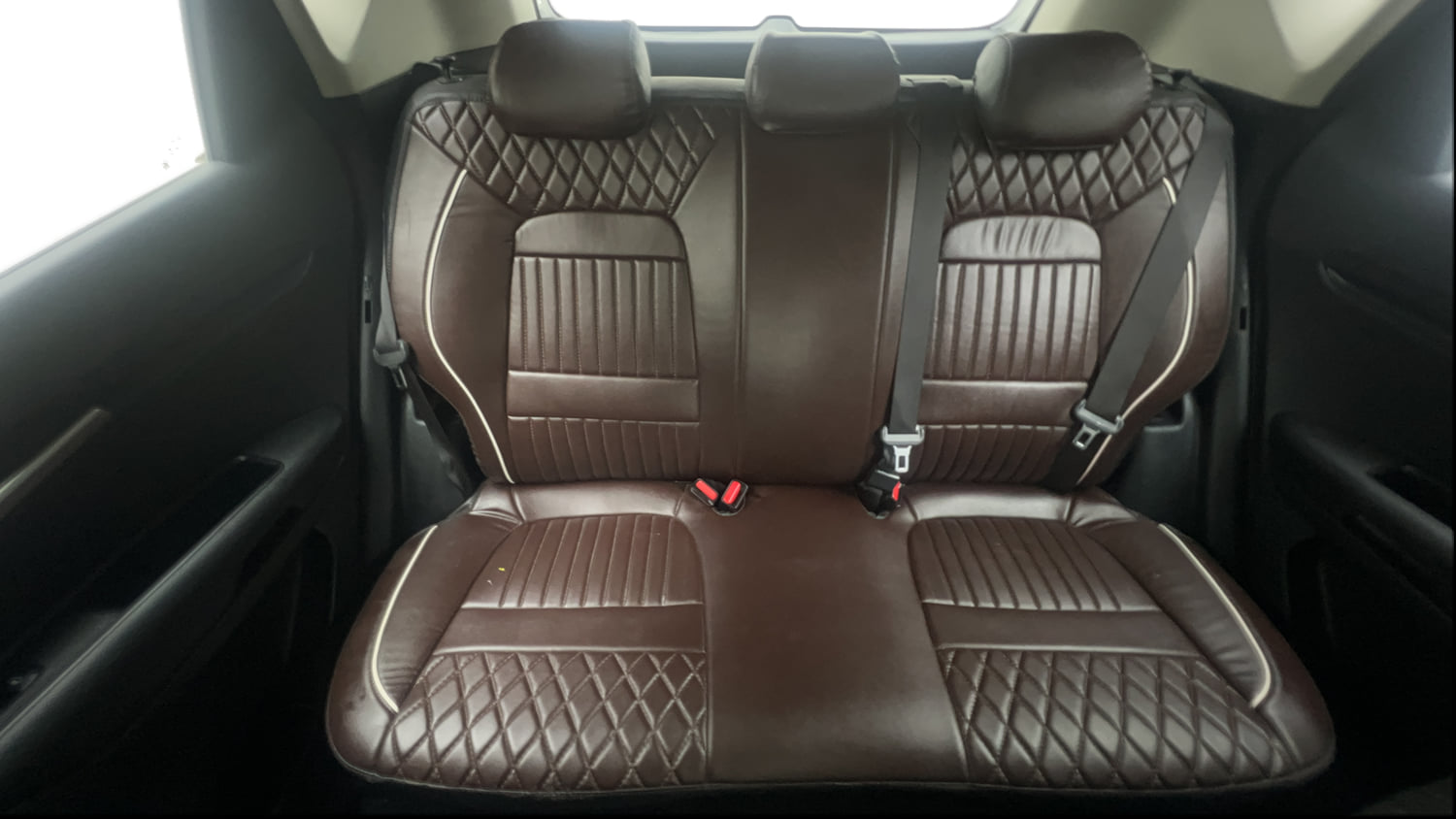Used 2024 Kia Sonet HTK Plus 1.2 Petrol+Cng (outside fitted) Cng Manual interior REAR SEAT CONDITION VIEW