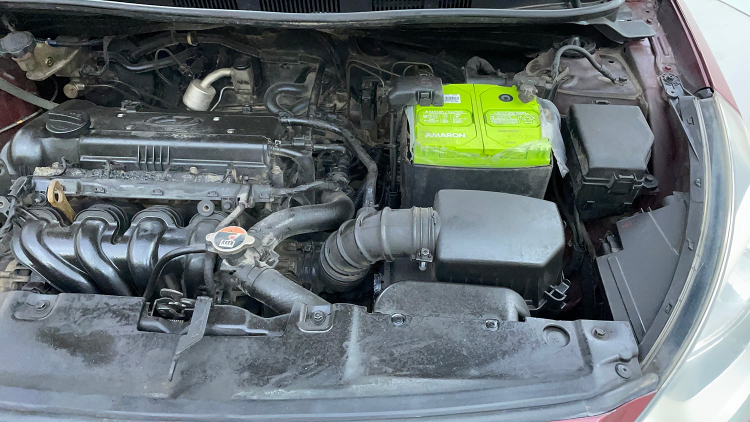 Used 2013 Hyundai Verna Fluidic 1.6 VTVT SX Petrol Manual engine ENGINE LEFT SIDE VIEW