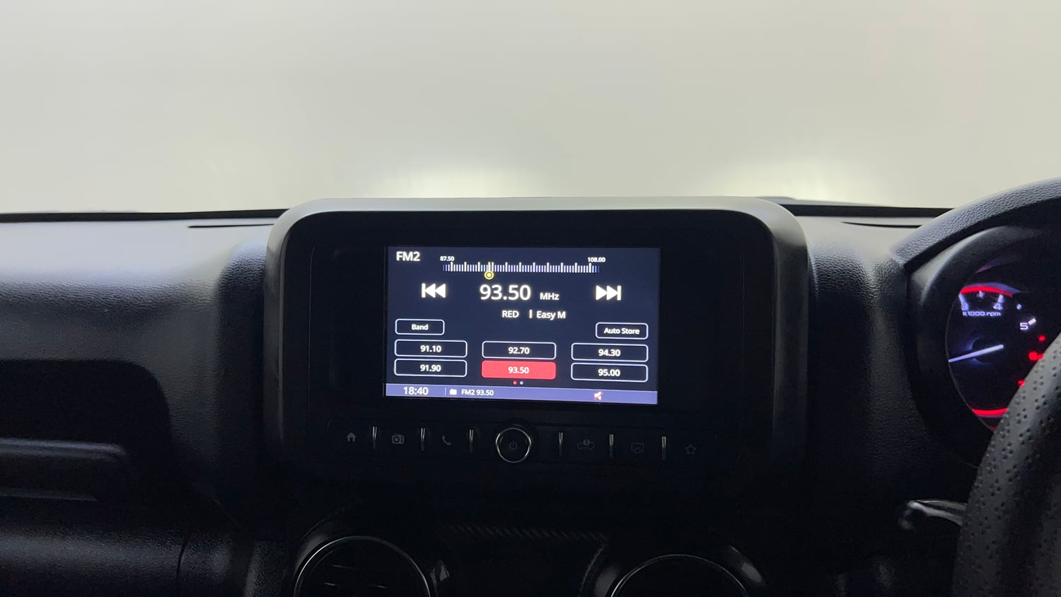 Used 2024 Mahindra Thar LX Hard Top Petrol AT RWD Petrol Automatic top_features Touch screen infotainment system
