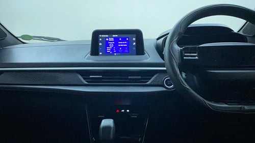 Used 2024 Tata Nexon Creative 1.2 Petrol 6MT Dark Edition Petrol Manual interior MUSIC SYSTEM & AC CONTROL VIEW