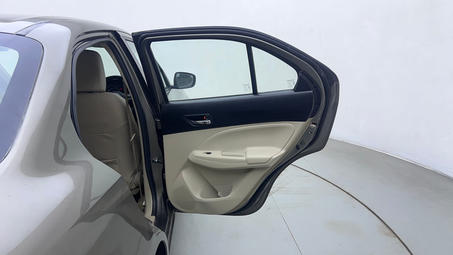 Used 2020 Maruti Suzuki Dzire VXi AGS Petrol Automatic interior RIGHT REAR DOOR OPEN VIEW