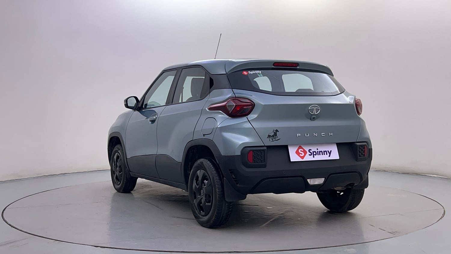 Used 2023 Tata Punch Adventure Rhythm Pack MT Petrol Manual exterior LEFT REAR CORNER VIEW
