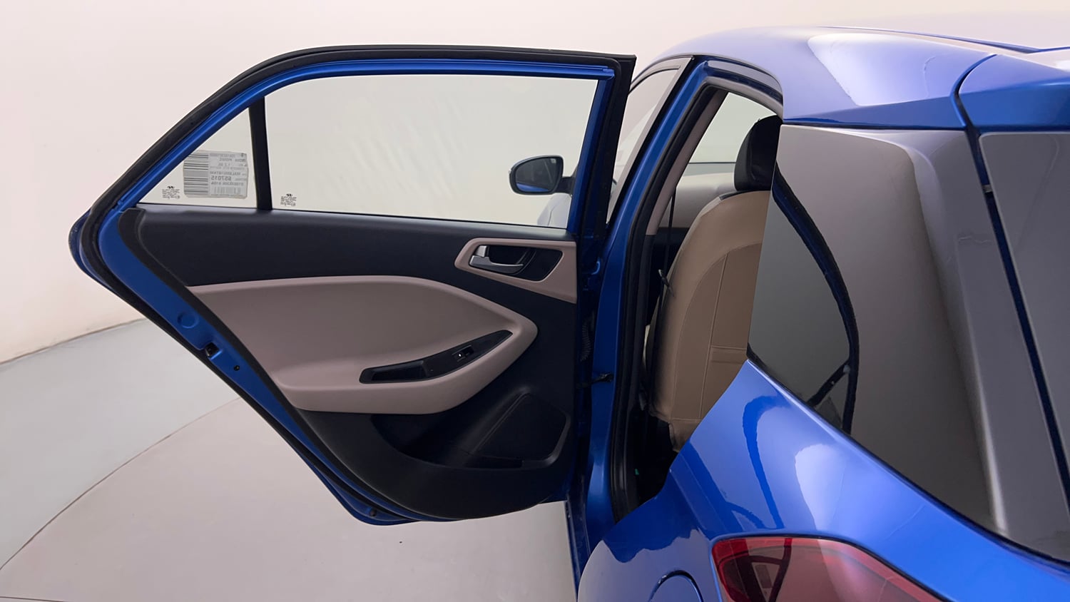 Used 2019 Hyundai Elite i20 Sportz Plus 1.2 CVT Petrol Automatic interior LEFT REAR DOOR OPEN VIEW