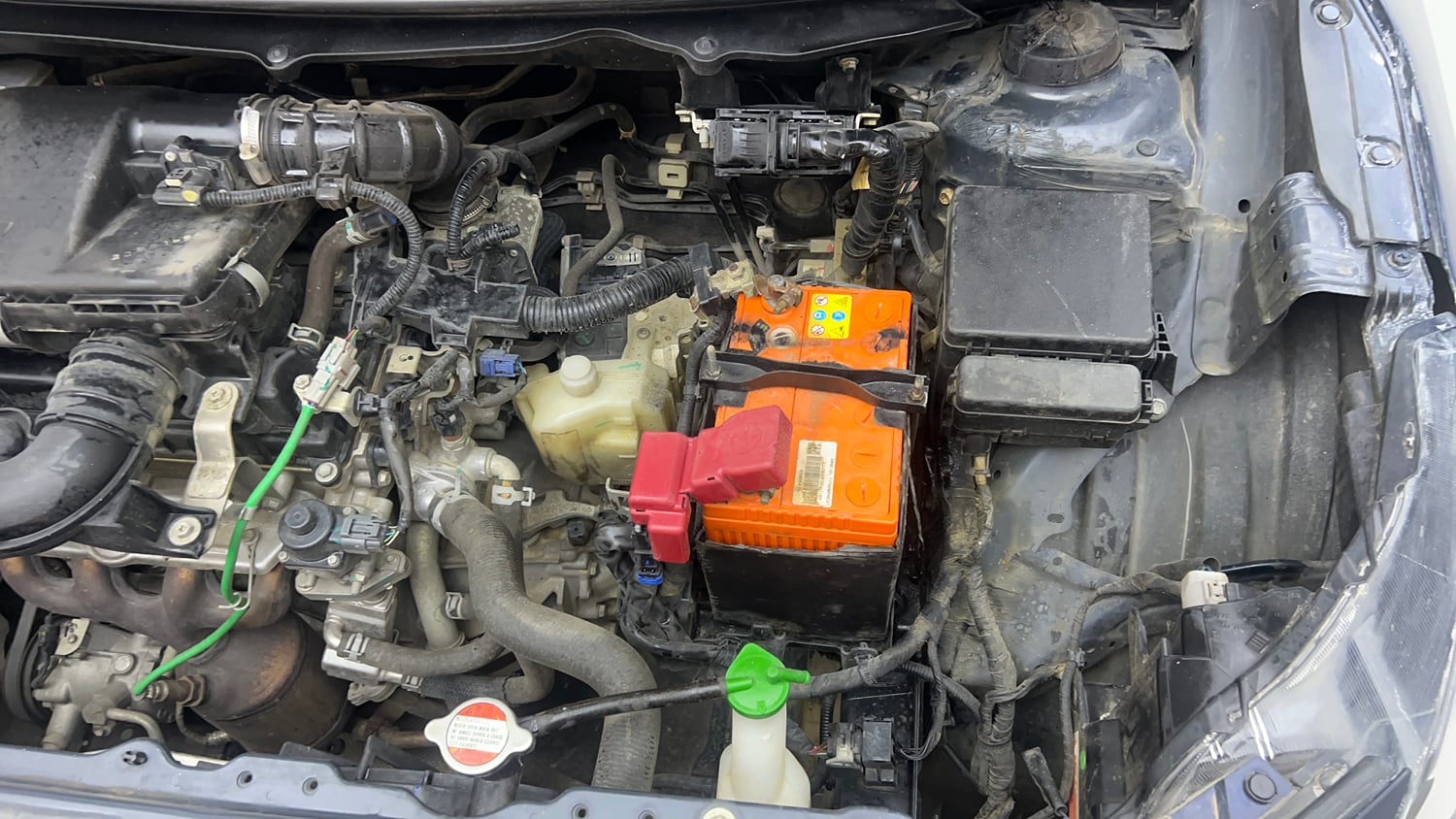 Used 2022 Maruti Suzuki Baleno Alpha AGS Petrol Automatic engine ENGINE LEFT SIDE VIEW