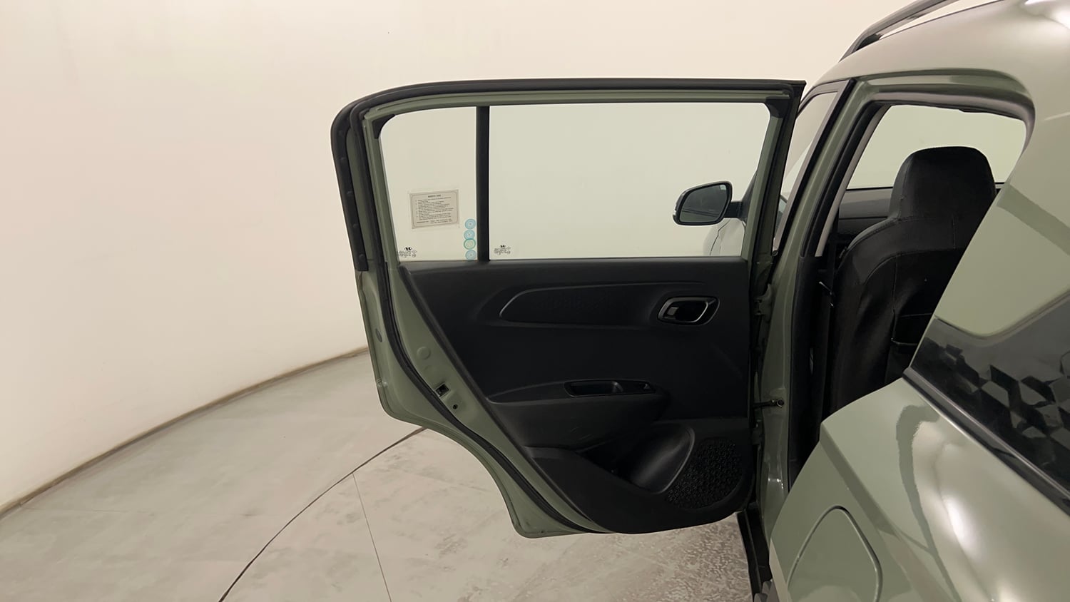 Used 2024 Hyundai Exter SX 1.2 CNG MT Cng Manual interior LEFT REAR DOOR OPEN VIEW