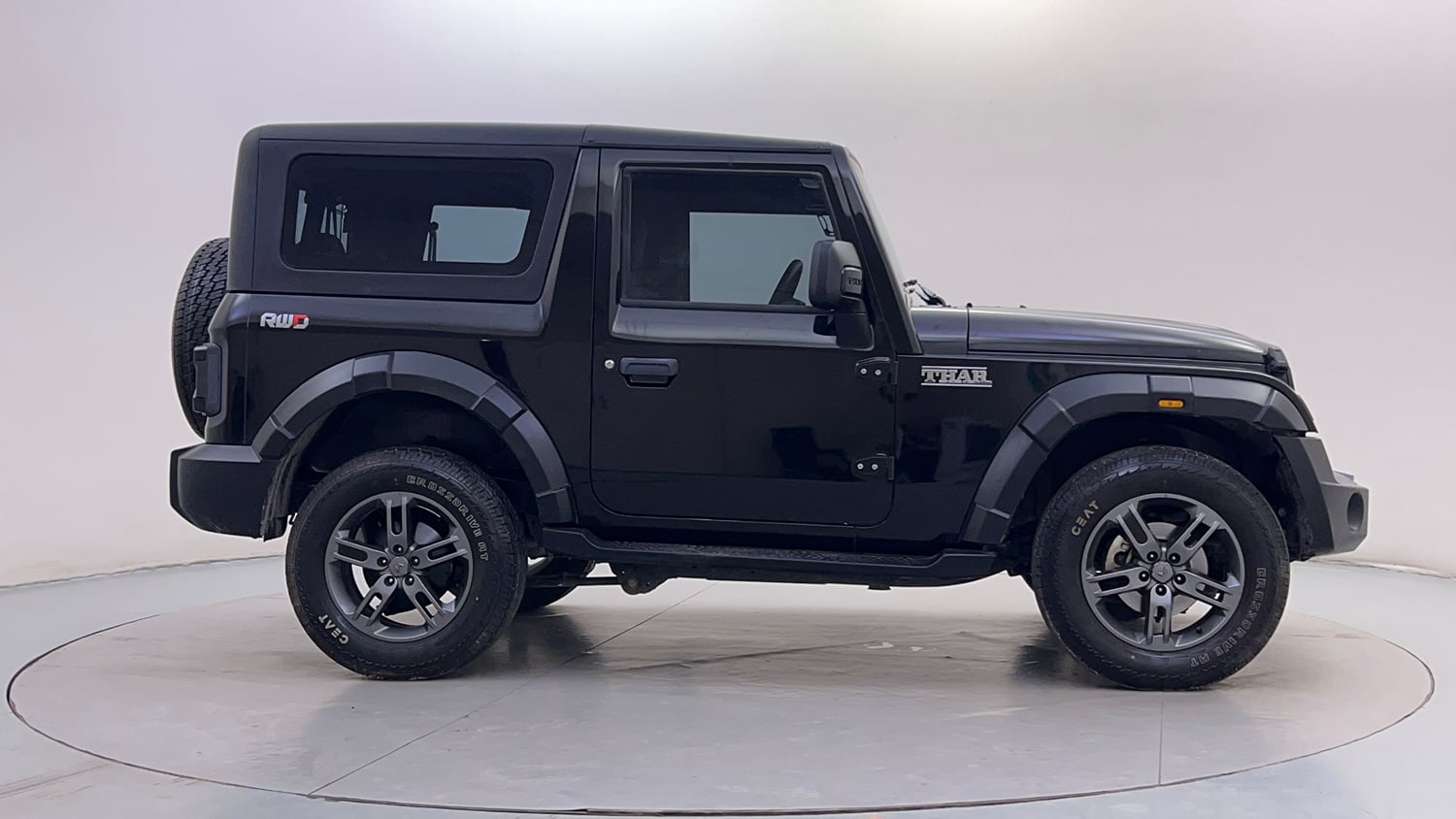 Used 2024 Mahindra Thar LX Hard Top Petrol AT RWD Petrol Automatic exterior RIGHT SIDE VIEW