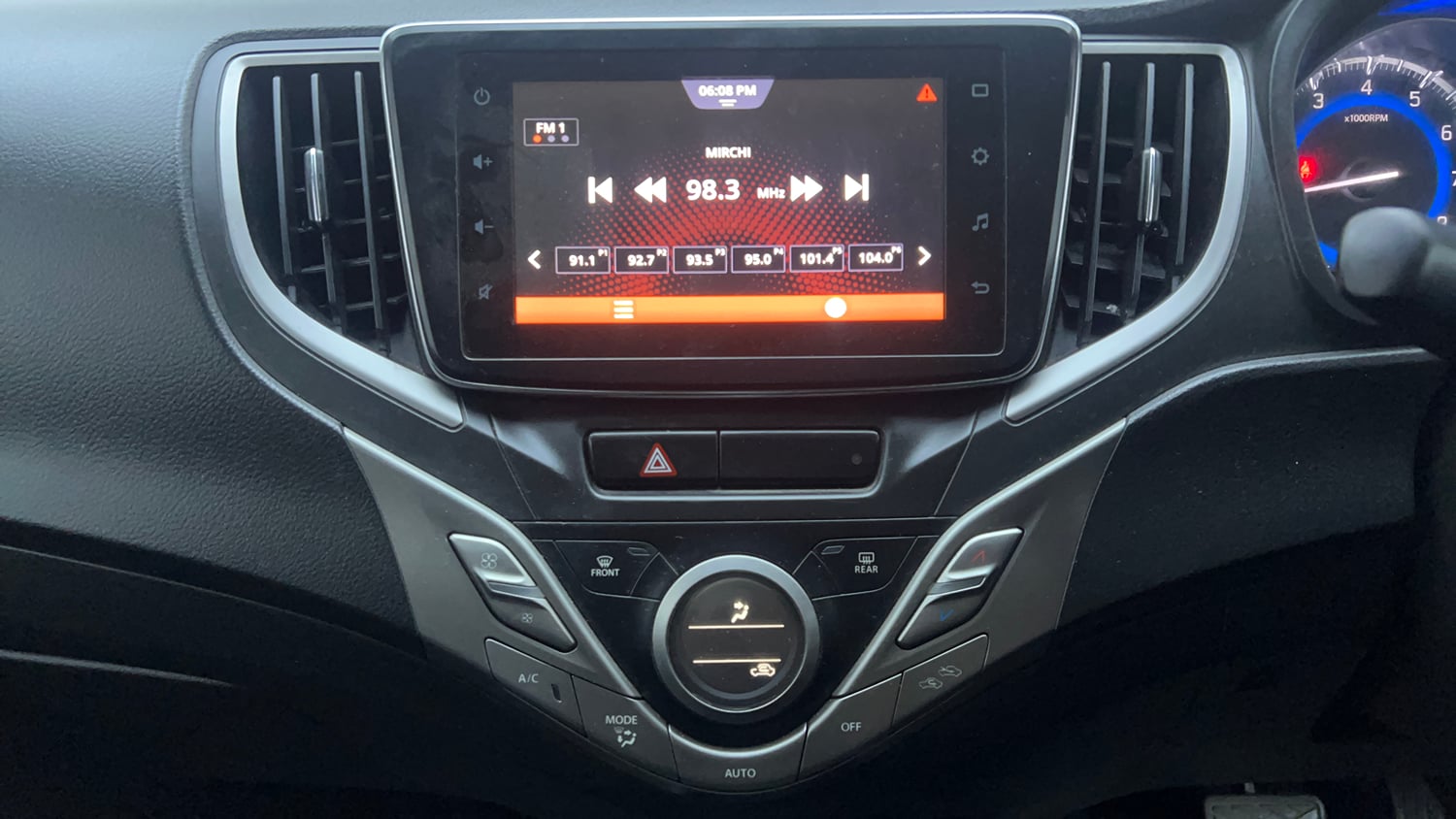 Used 2020 Maruti Suzuki Baleno Zeta Automatic Petrol Automatic interior MUSIC SYSTEM & AC CONTROL VIEW