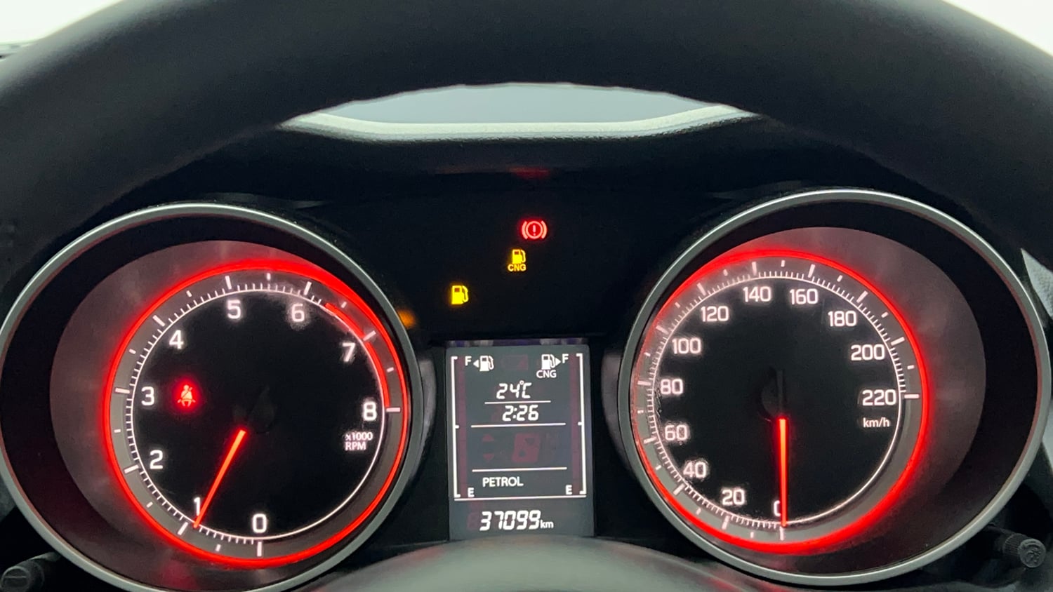 Used 2023 Maruti Suzuki Swift ZXi CNG Cng Manual interior CLUSTERMETER VIEW