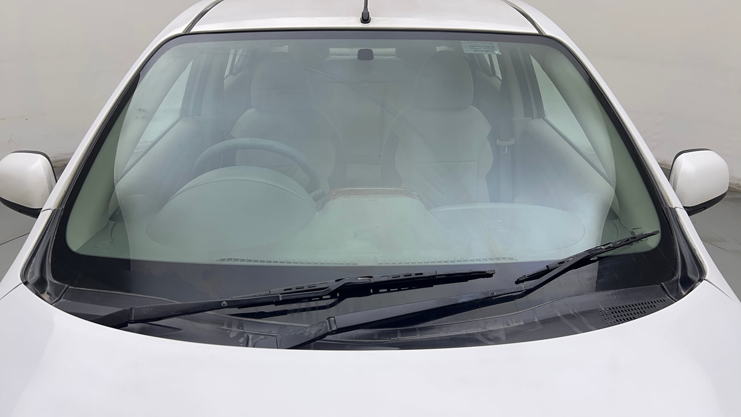 Used 2013 Nissan Sunny XL Petrol Manual exterior FRONT WINDSHIELD VIEW